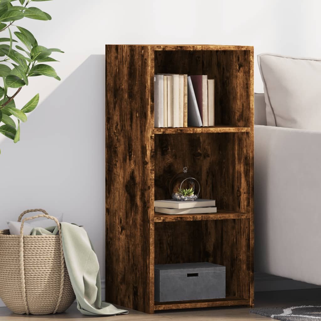 vidaXL Бюфет опушен дъб 40x41x93 см инженерно дърво