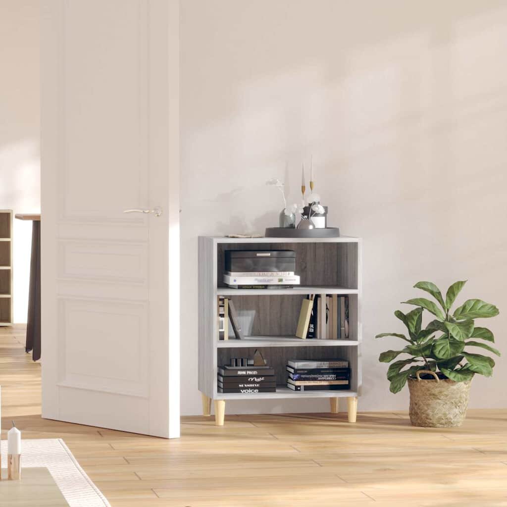 vidaXL Бюфет сив сонома 57x35x70 см инженерно дърво