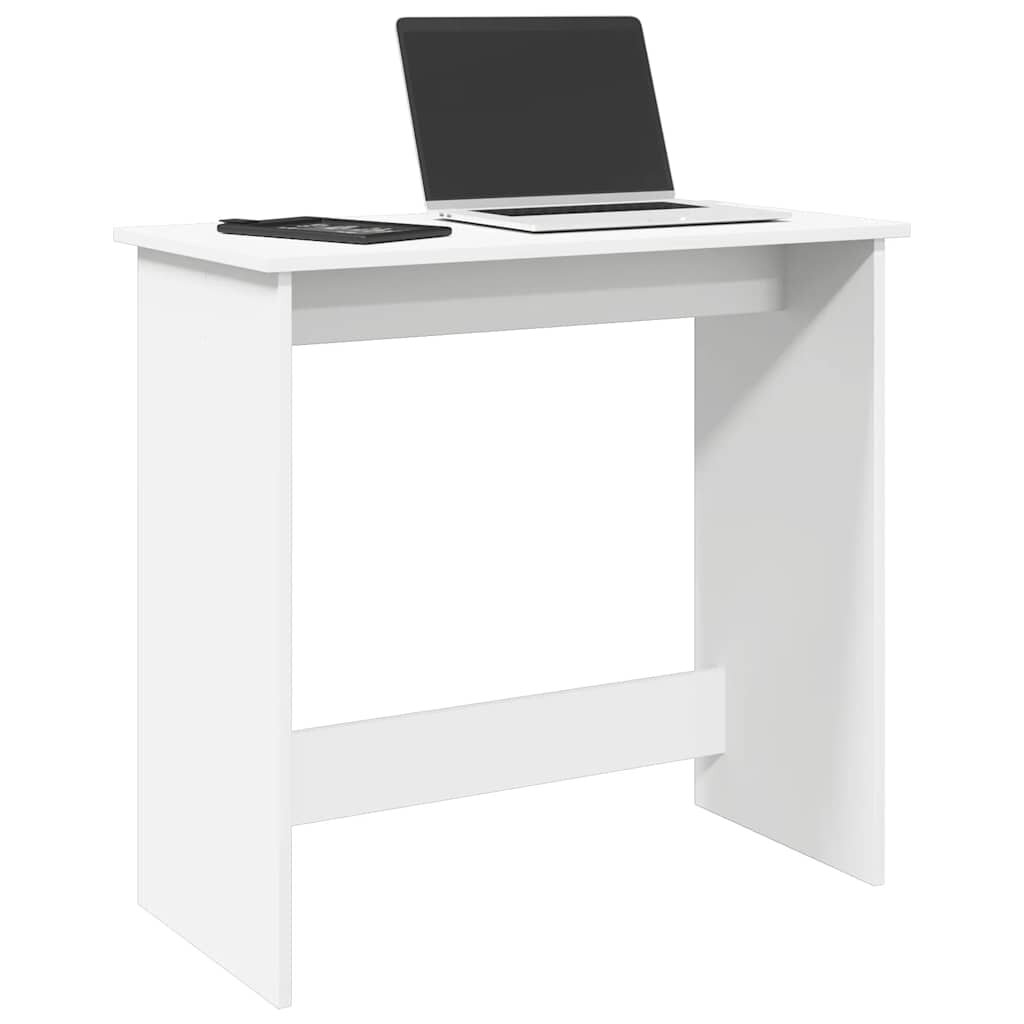 vidaXL Бюро бяло 80x40x75 см ПДЧ