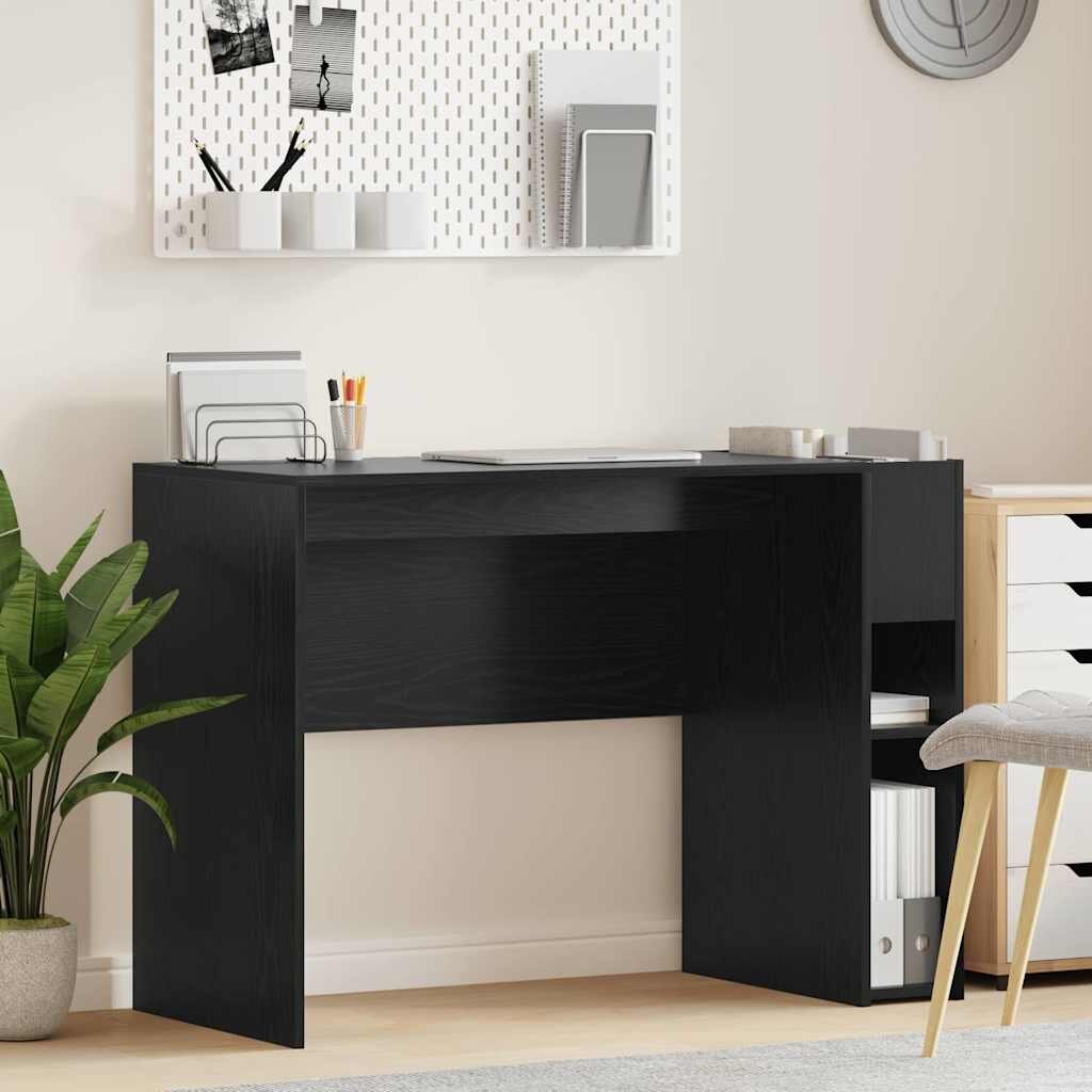 vidaXL Бюро Черния дъб Инженерна дървесина 109 x 50 x 78 см