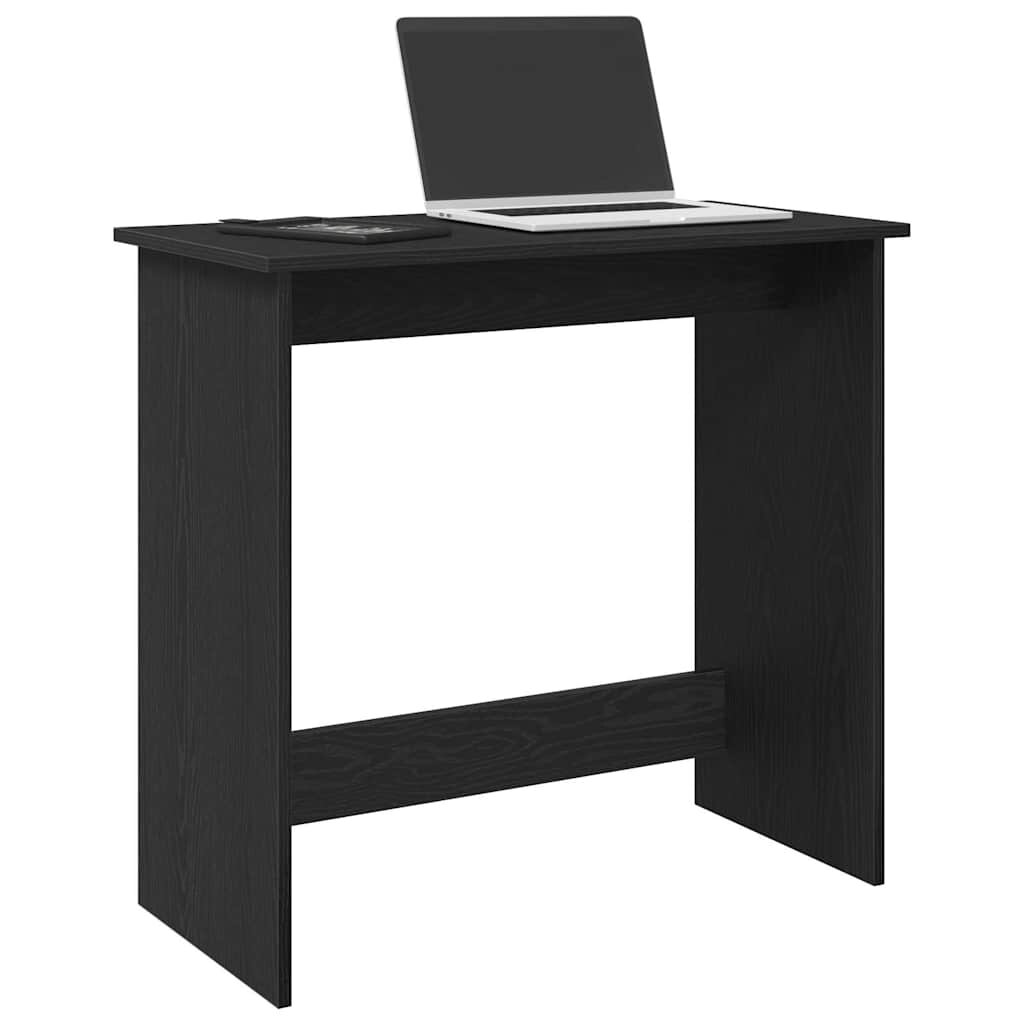 vidaXL Бюро черно 80x40x75 см ПДЧ