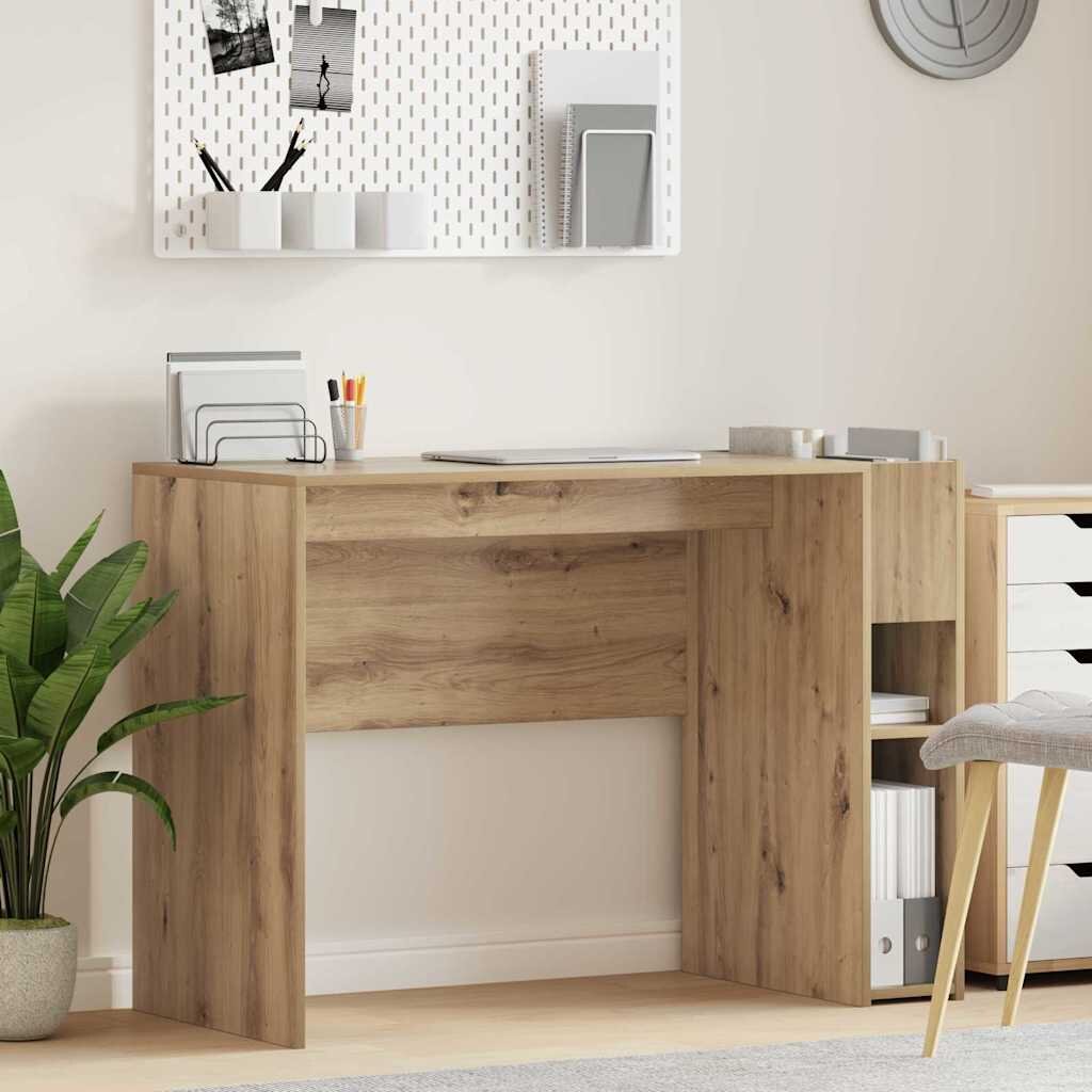 vidaXL Бюро Дъб Инженерна дървесина 109 x 50 x 78 см