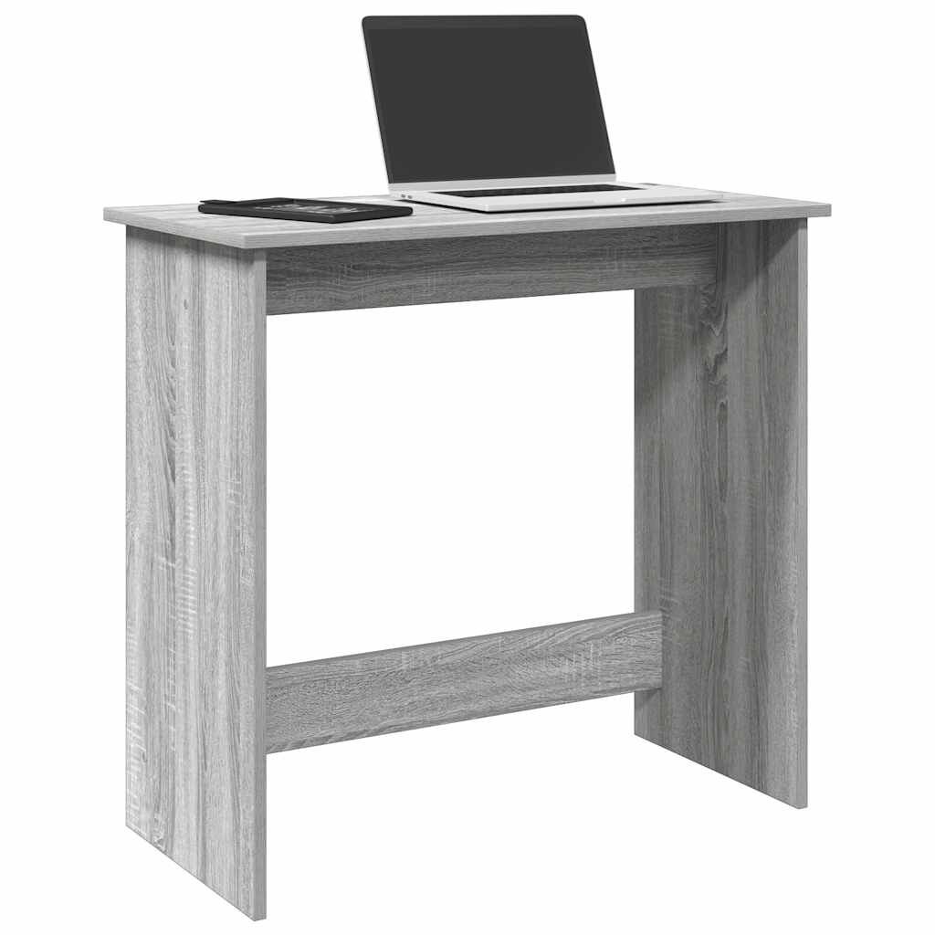 vidaXL Бюро сив сонома 80x40x75 см инженерно дърво