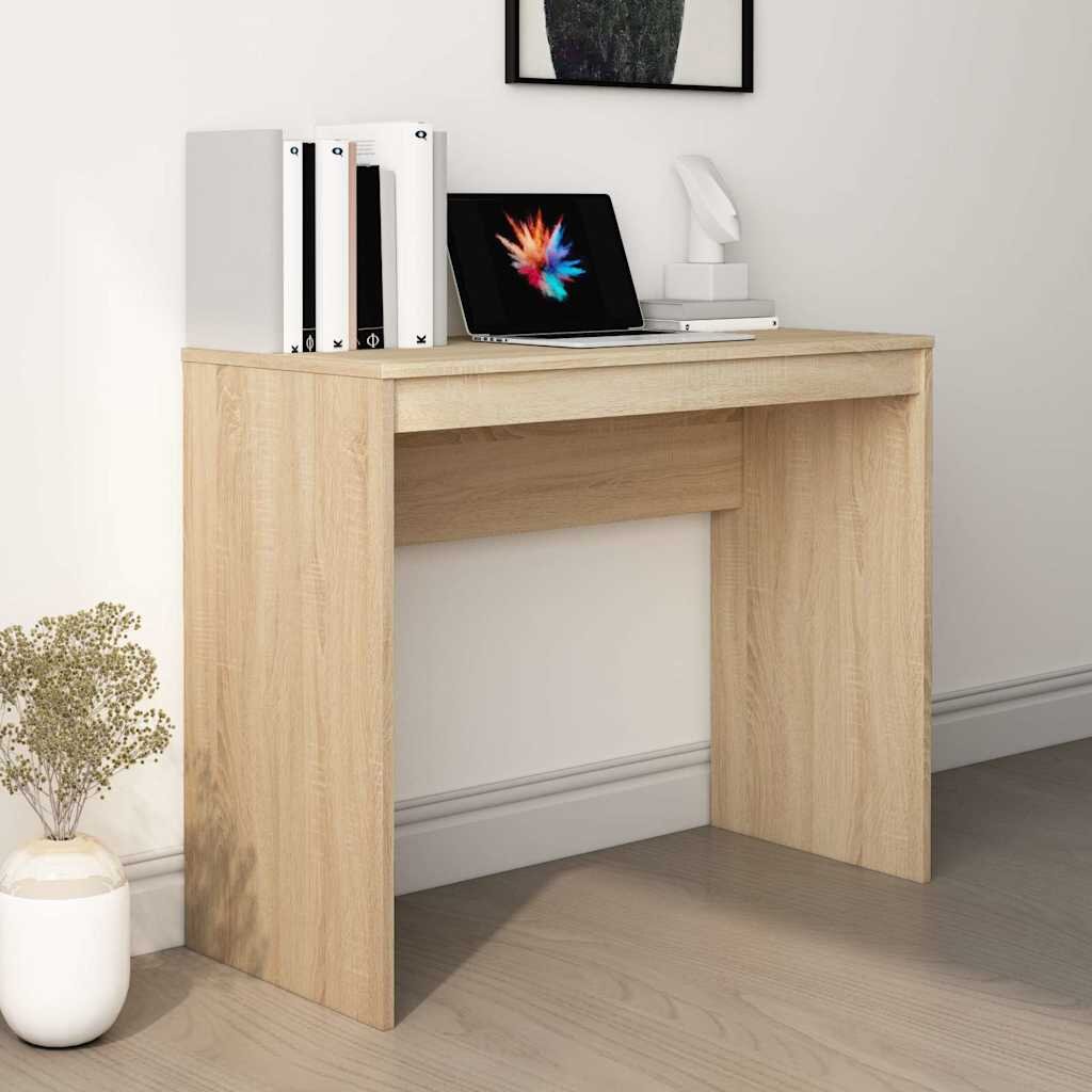 vidaXL Бюро сонома дъб 90x40x72 см инженерно дърво
