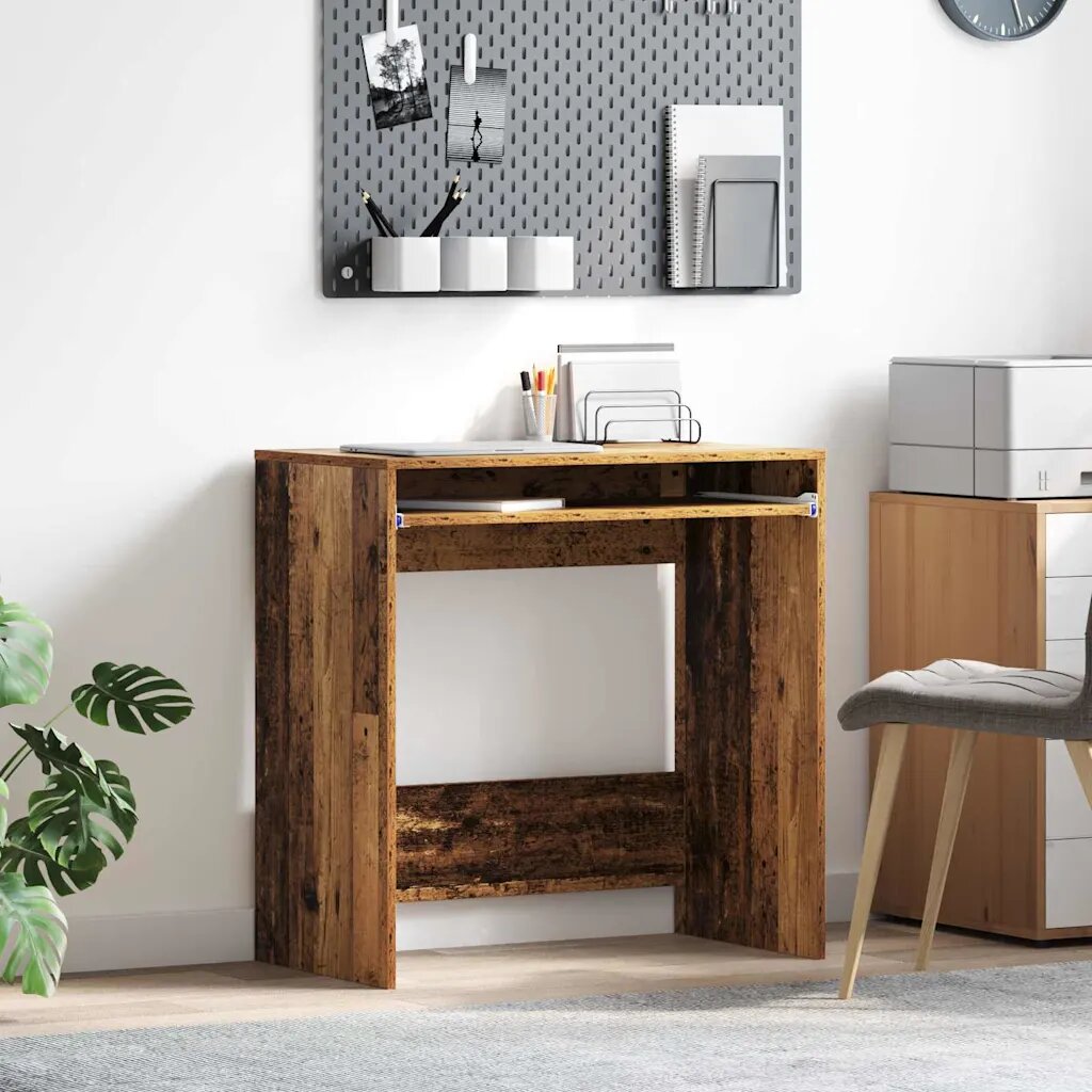 vidaXL Бюро Старо дърво Инженерна дървесина 77.5 x 43 x 79 см