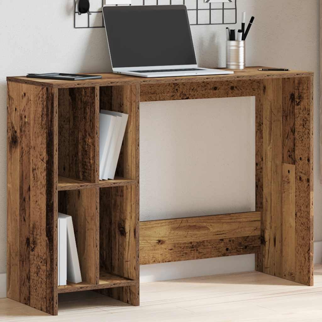 vidaXL Бюрото Old Wood 1025x35x75 cm Инженерна дървесина