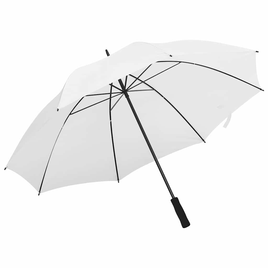 vidaXL Чадър бял 130 см