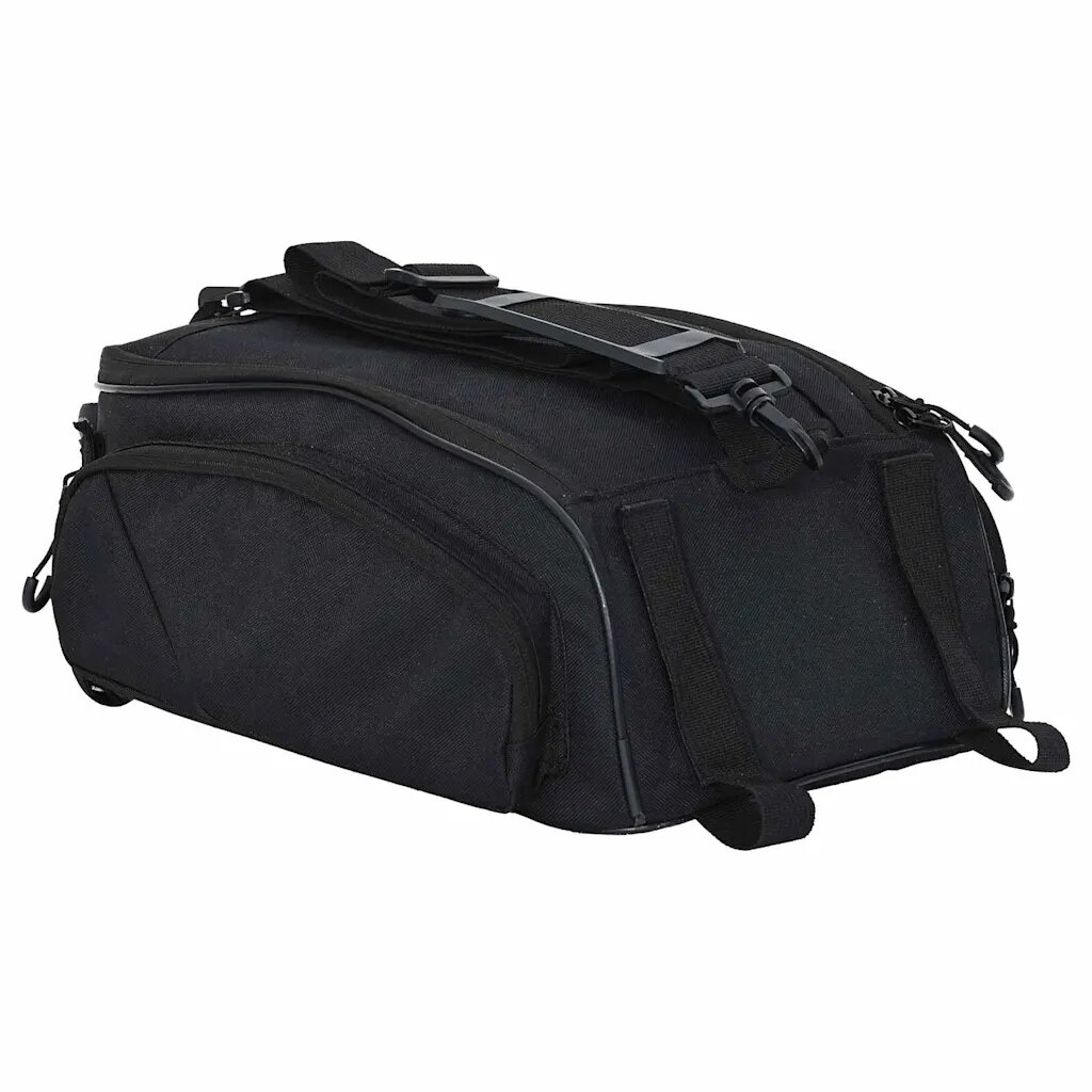 vidaXL Чанта за велосипед Черно 38 x 21 x 16 см Полиестер
