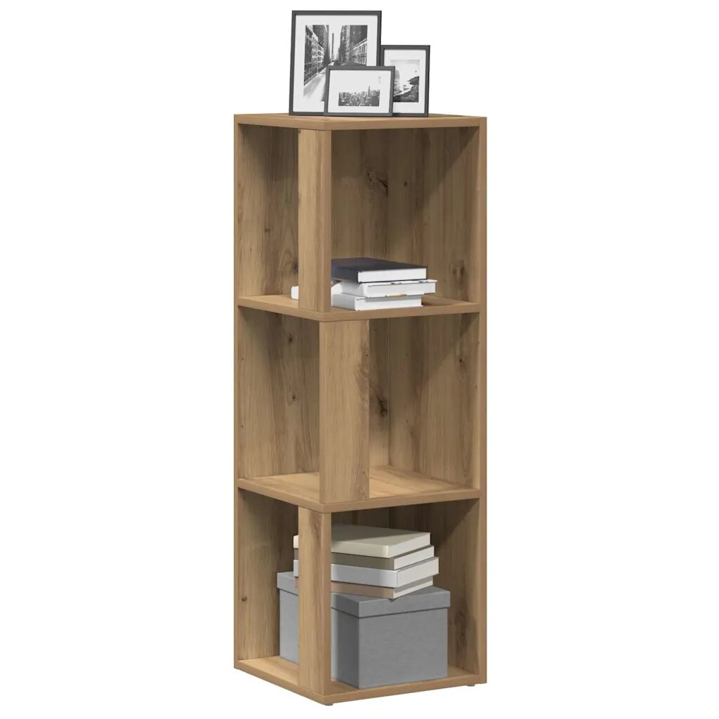 vidaXL Corner Cabinet 33 x 33 x 100 cm Engineered wood Дъб артизан