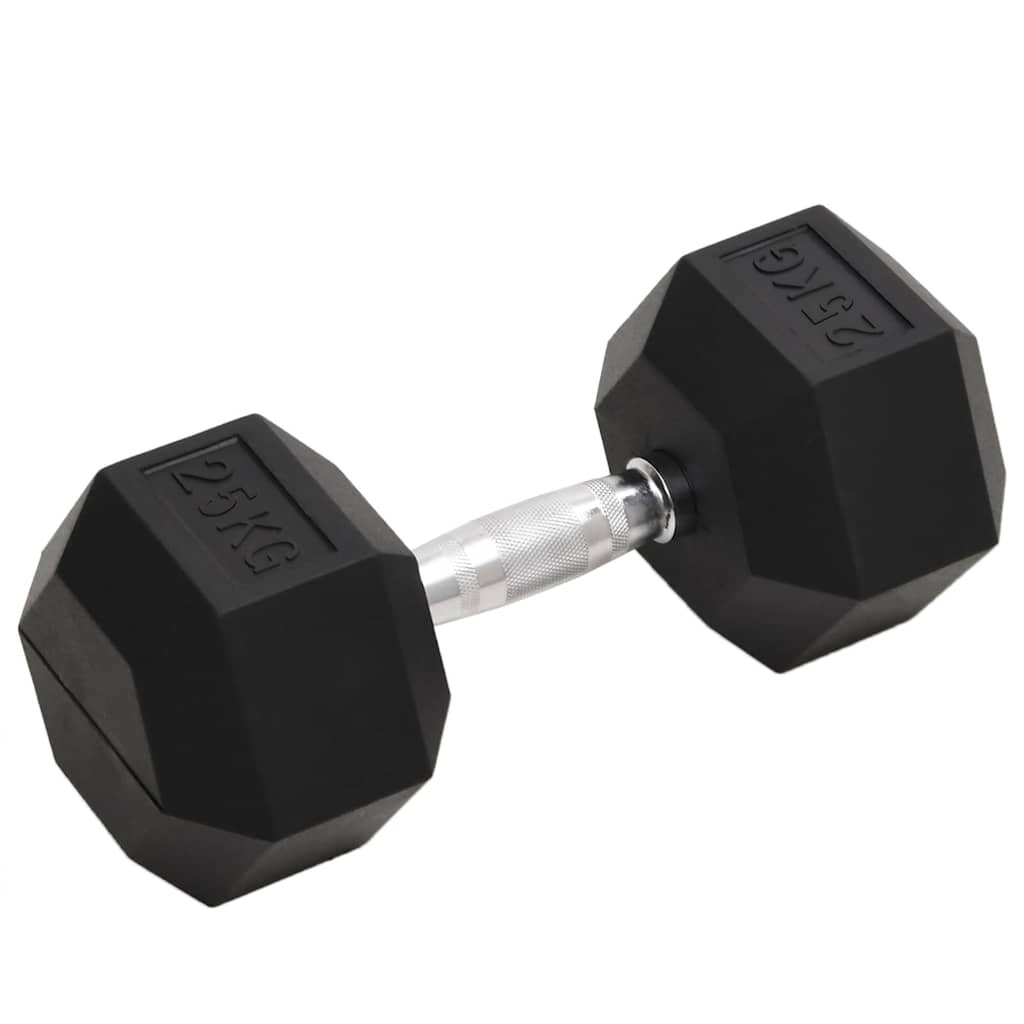 vidaXL Дъмбел 25 кг чугун