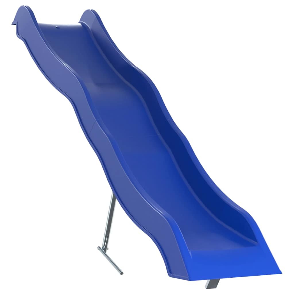 vidaXL Детска пързалка синя 210x40 см полипропилен