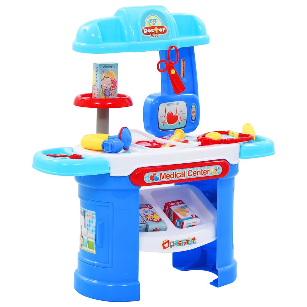vidaXL Детски лекарски комплект за игра от 15 части 38x30x675 см