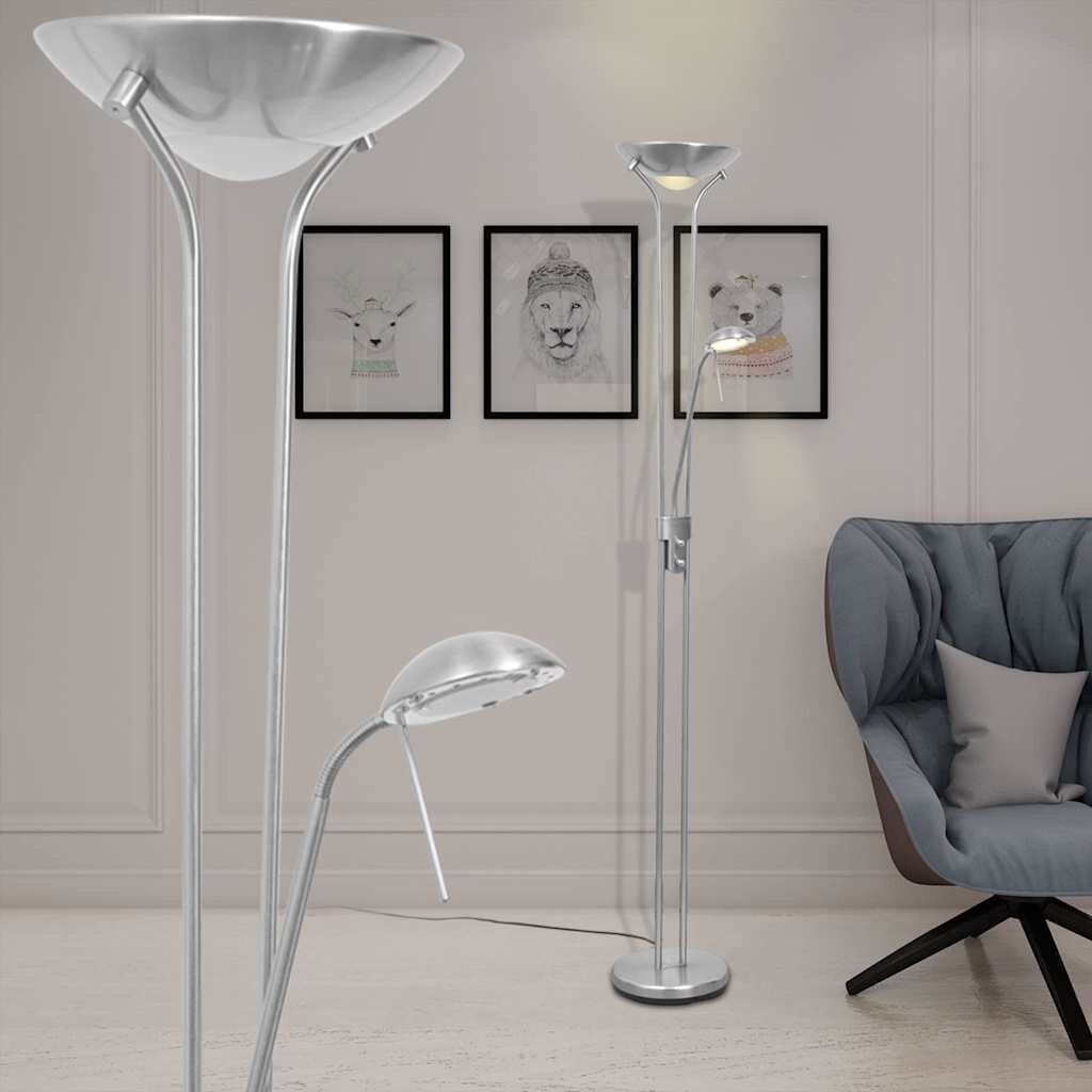 vidaXL Димируема LED подова лампа 23 W