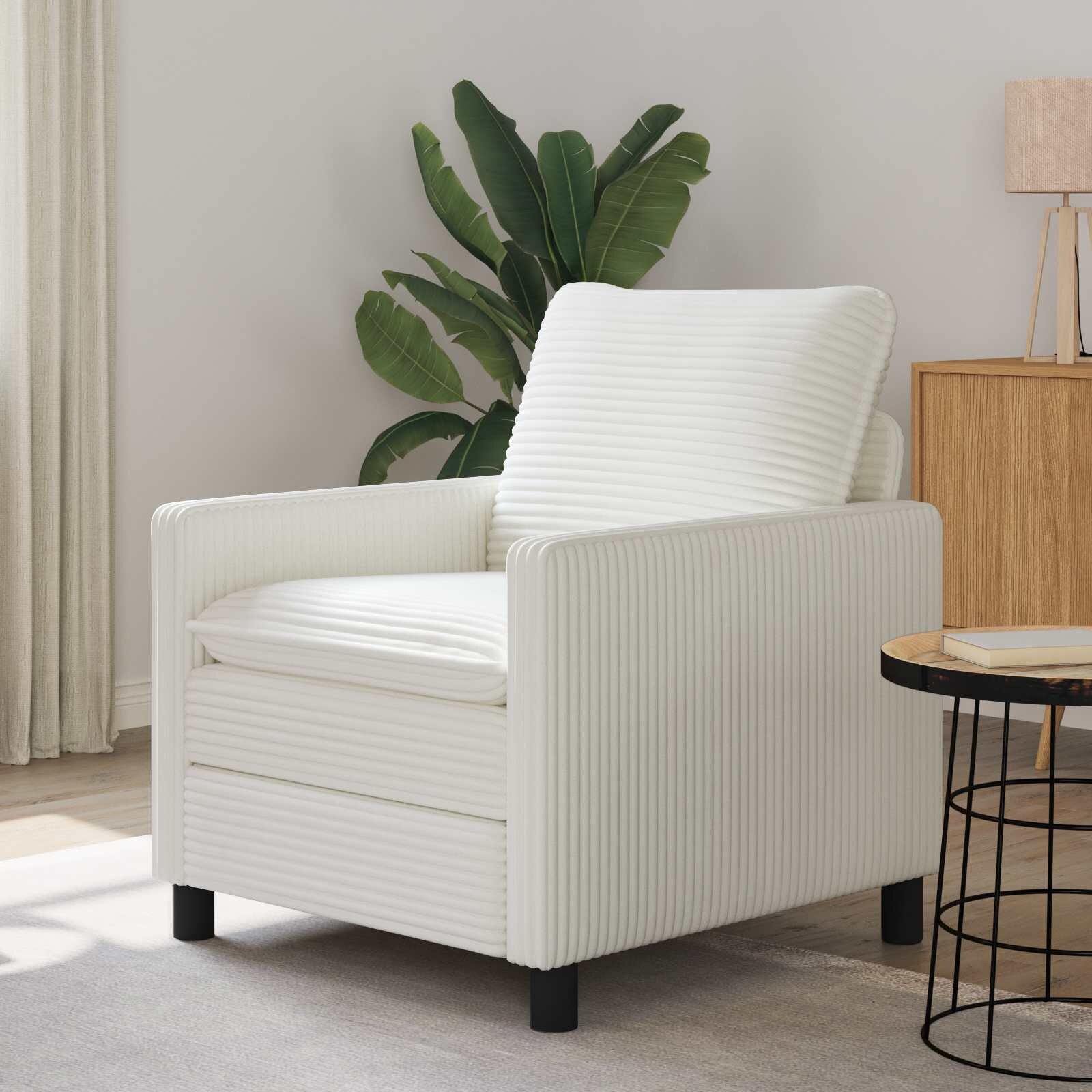 vidaXL Диван Кремаво 76 x 81 x 875 см Полиестер