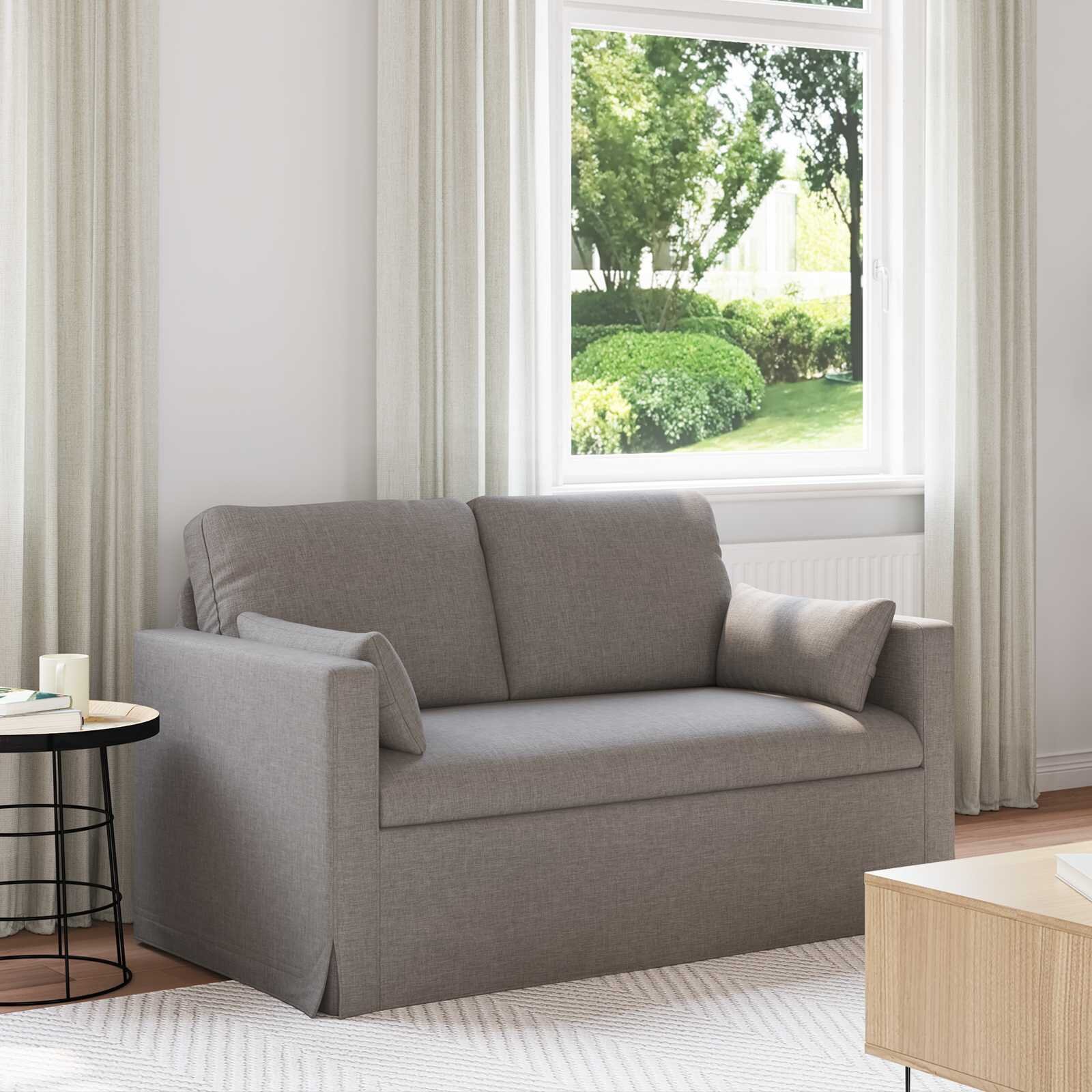 vidaXL Диван Таупе 139 x 78 x 80 см текстил