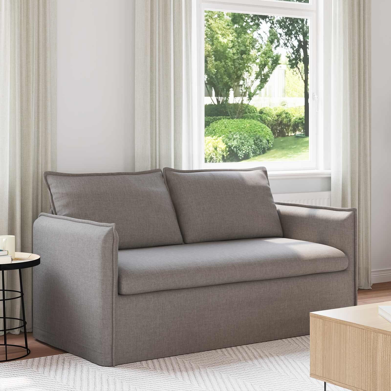 vidaXL Диван Таупе 156 x 82 x 85 см текстил