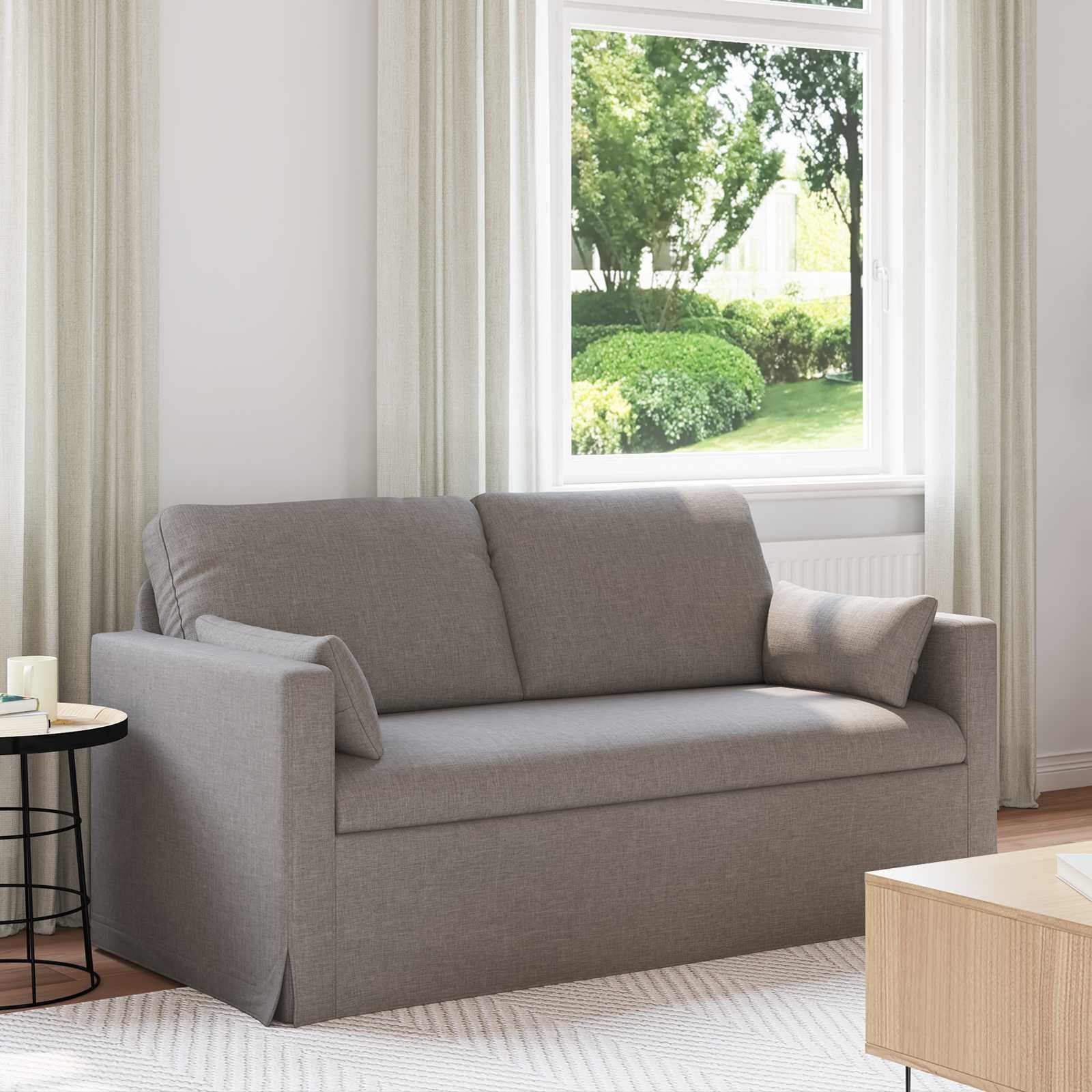 vidaXL Диван Таупе 158 x 78 x 80 см текстил