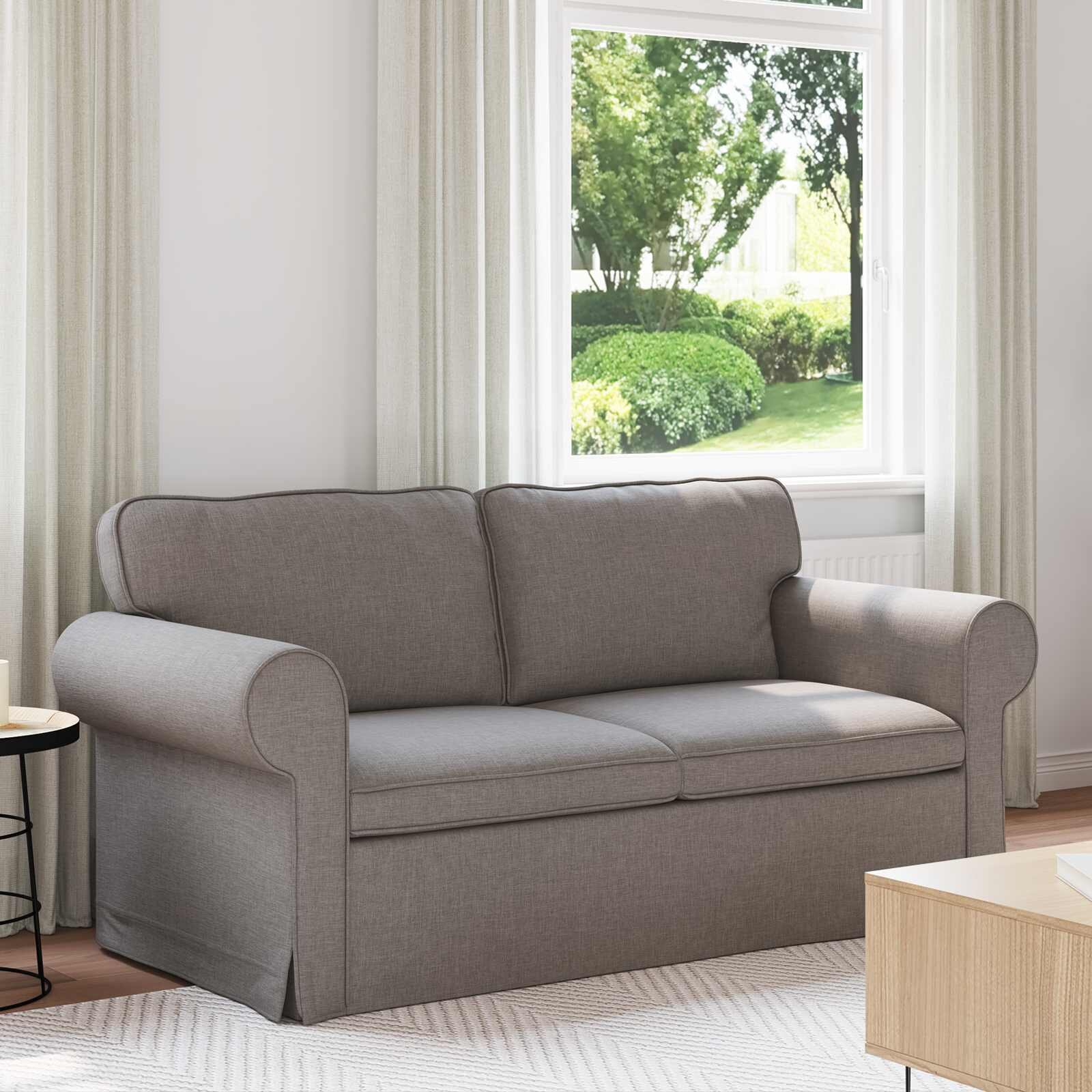 vidaXL Диван Таупе 175 x 82 x 80 см текстил