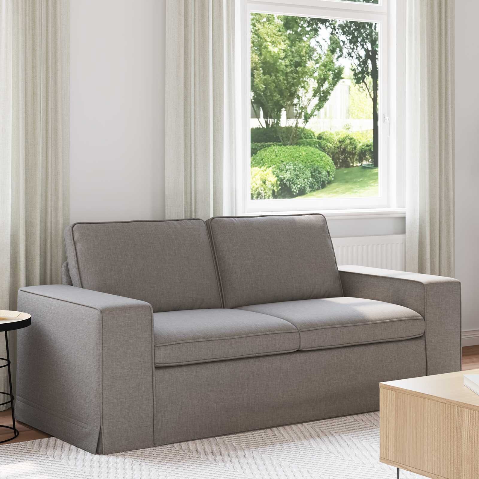 vidaXL Диван Таупе 182 x 80 x 82 см текстил