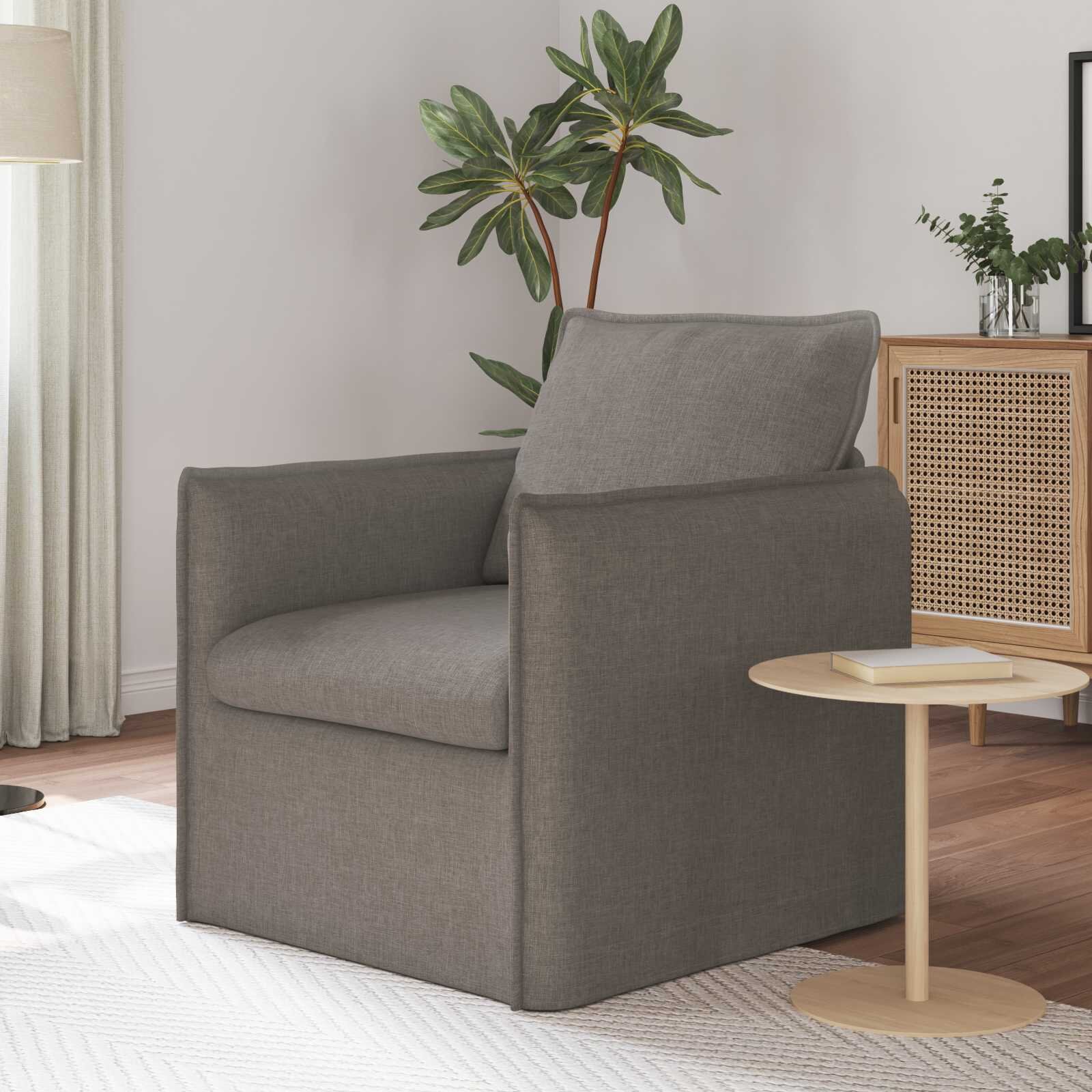 vidaXL Диван Таупе 75 x 82 x 85 см текстил