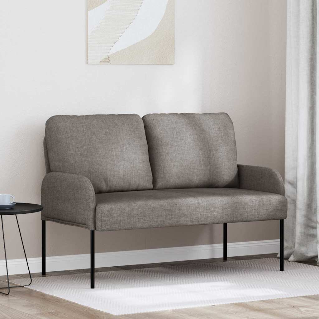 vidaXL Дивани Таупе 115 x 56 x 80 см Шперплат