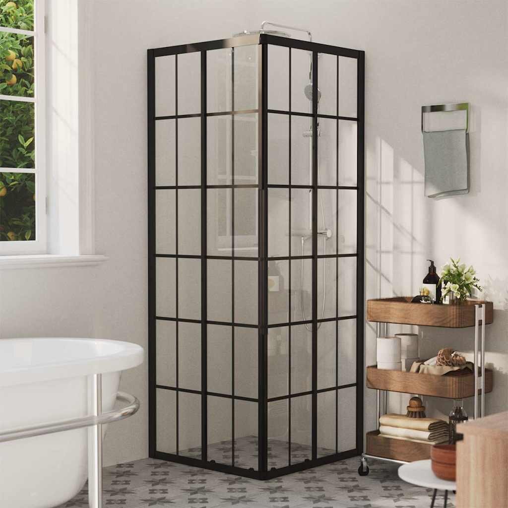 vidaXL Душ кабина ESG стъкло 80x80x180 см