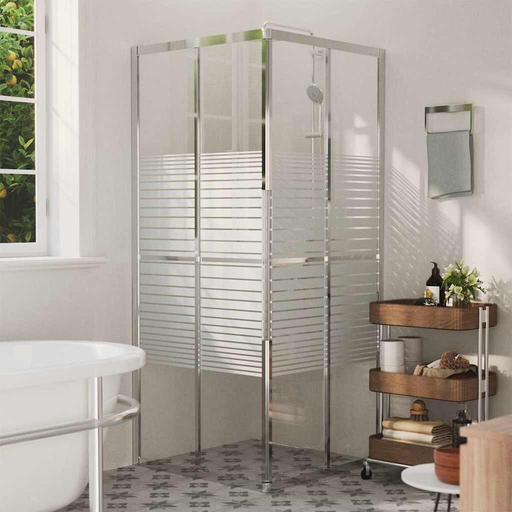 vidaXL Душ кабина ESG стъкло 80x80x180 см