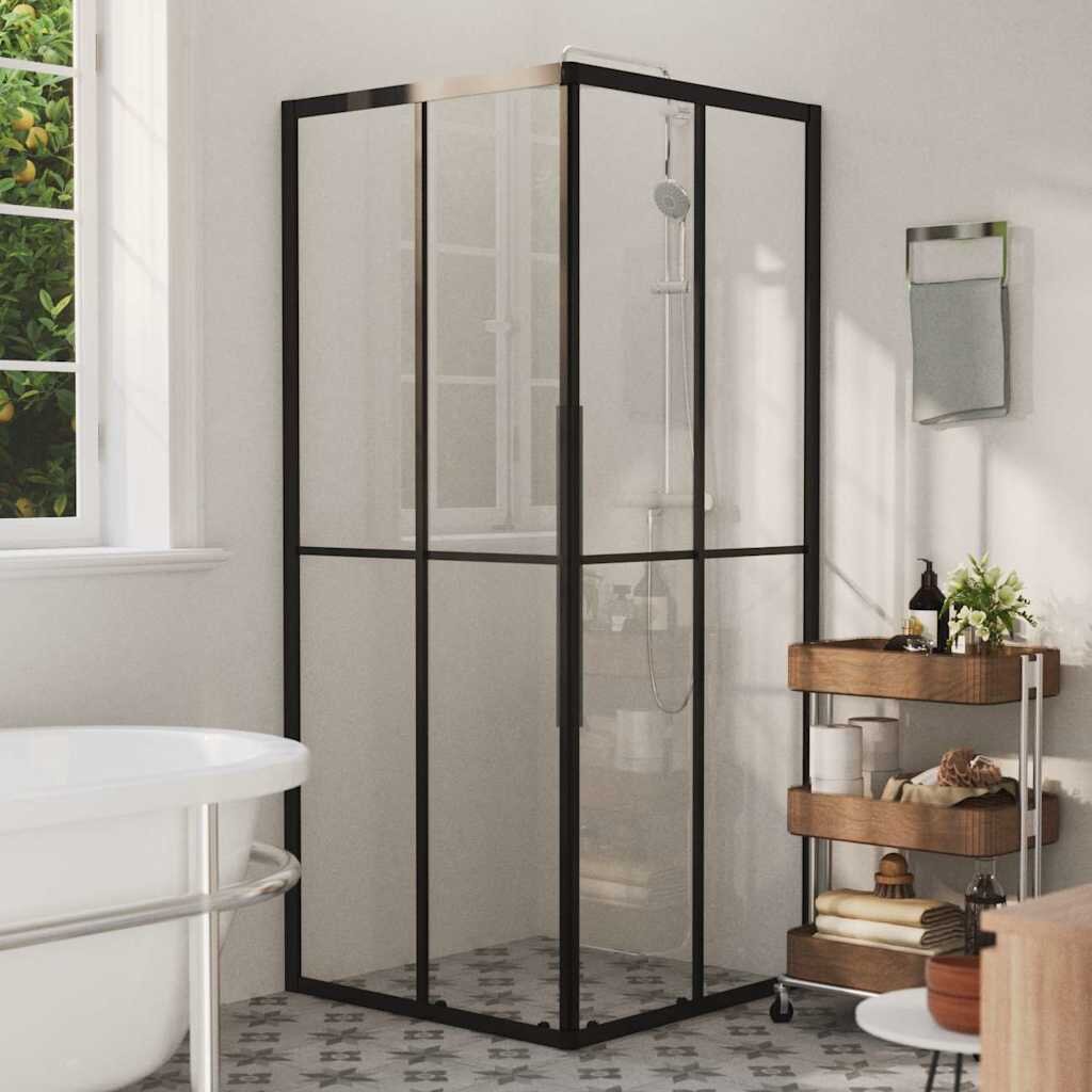 vidaXL Душ кабина ESG стъкло 80x80x180 см