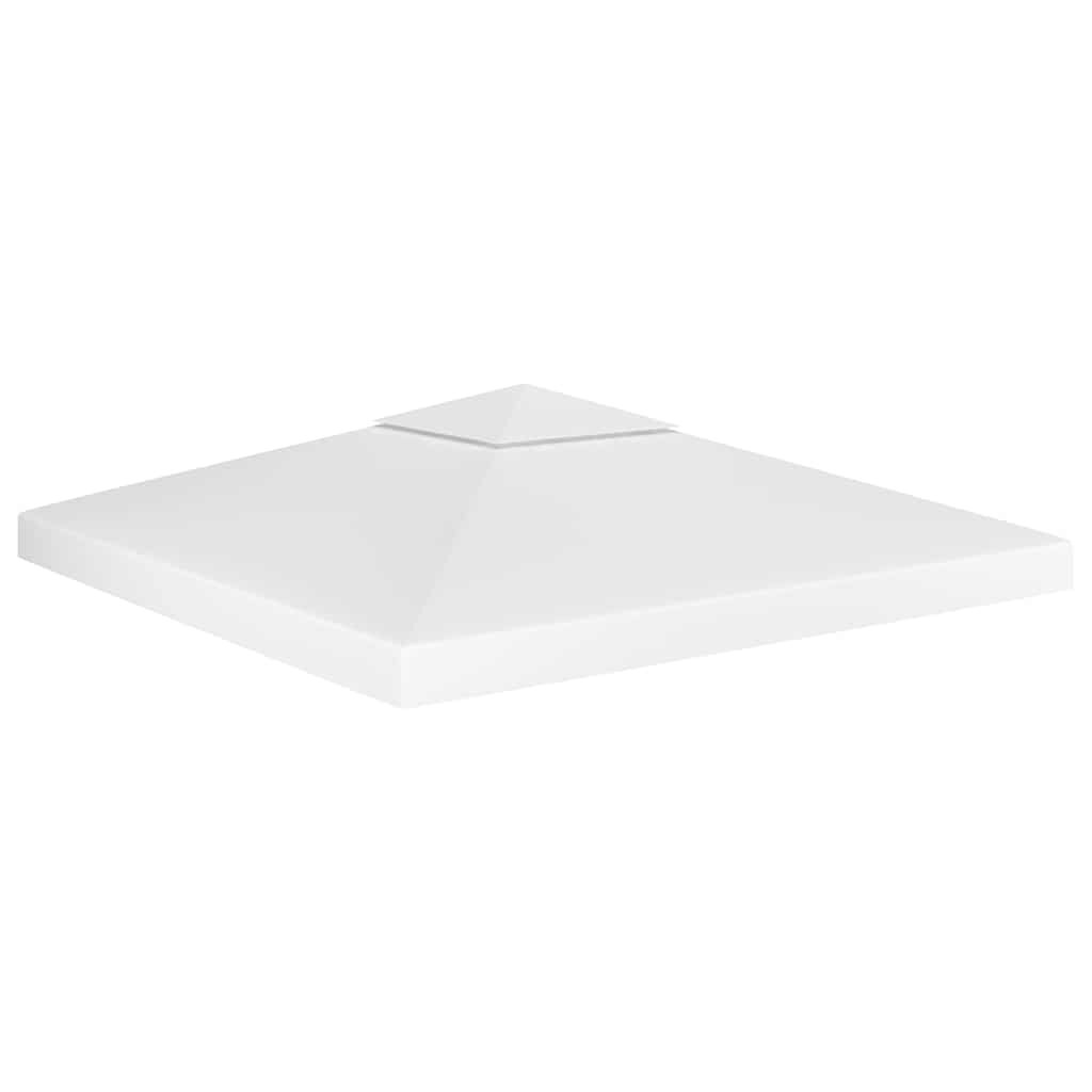 vidaXL Двоен покрив за шатра 310 г/м² 3x3 м бял