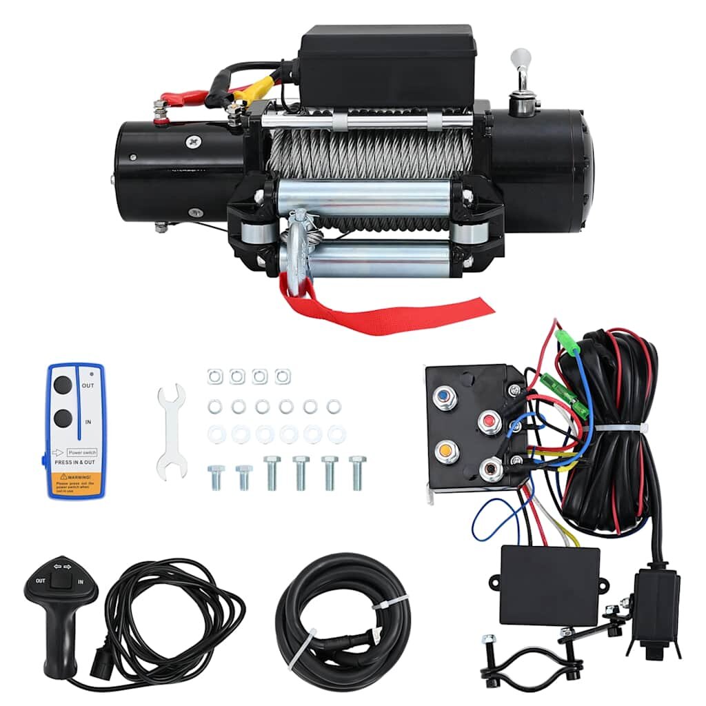 vidaXL Електрическа лебедка 12 V 5909 кг