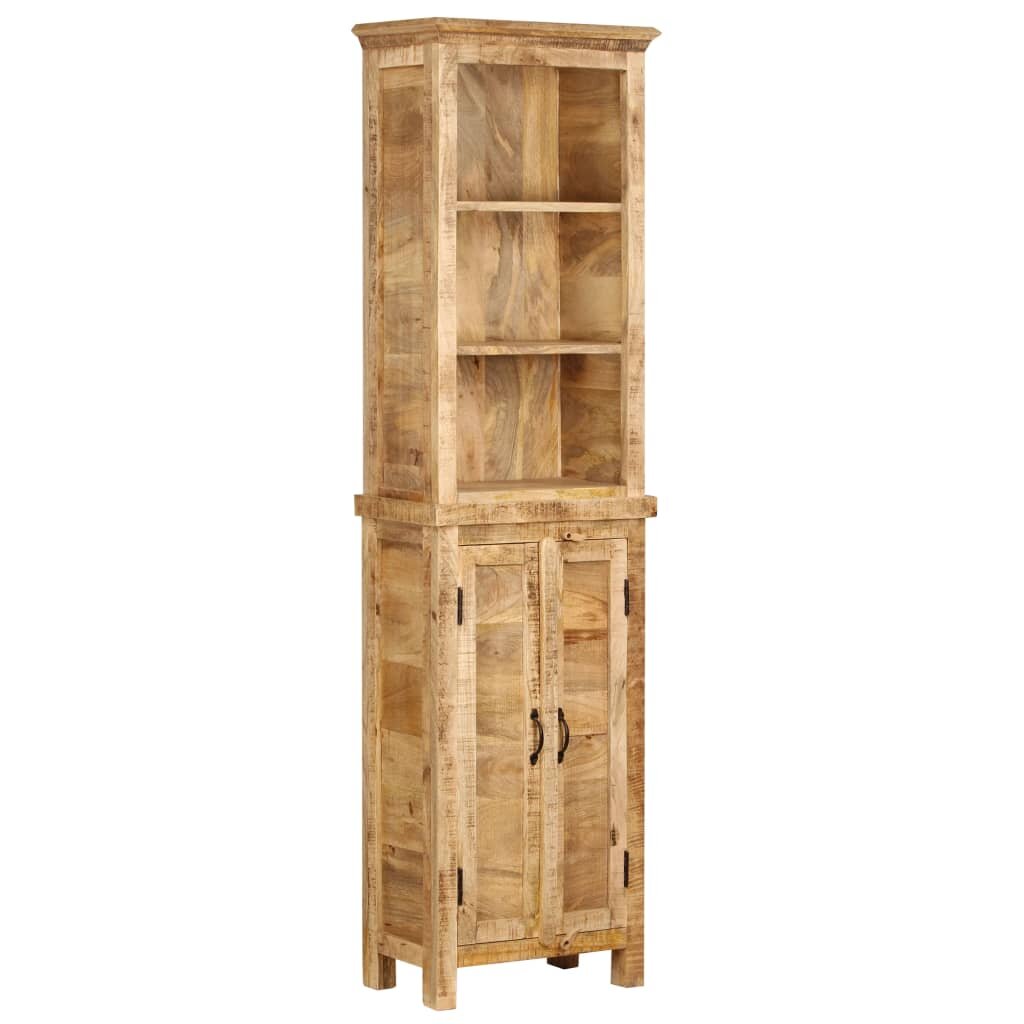vidaXL Етажерка за книги 50x30x180 см мангово дърво масив