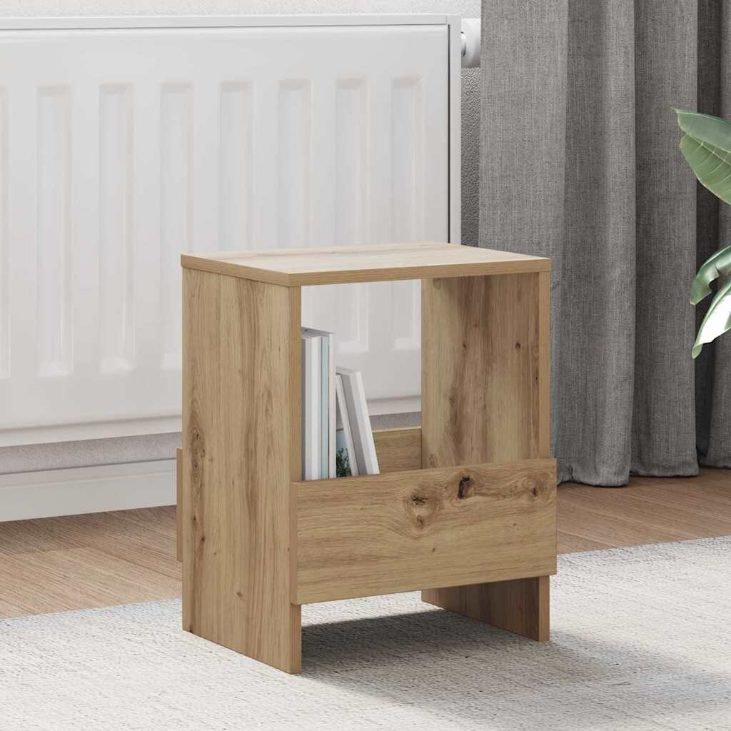 vidaXL Етажерка за списания 2 бр. Дъб 35 x 30 x 45 см