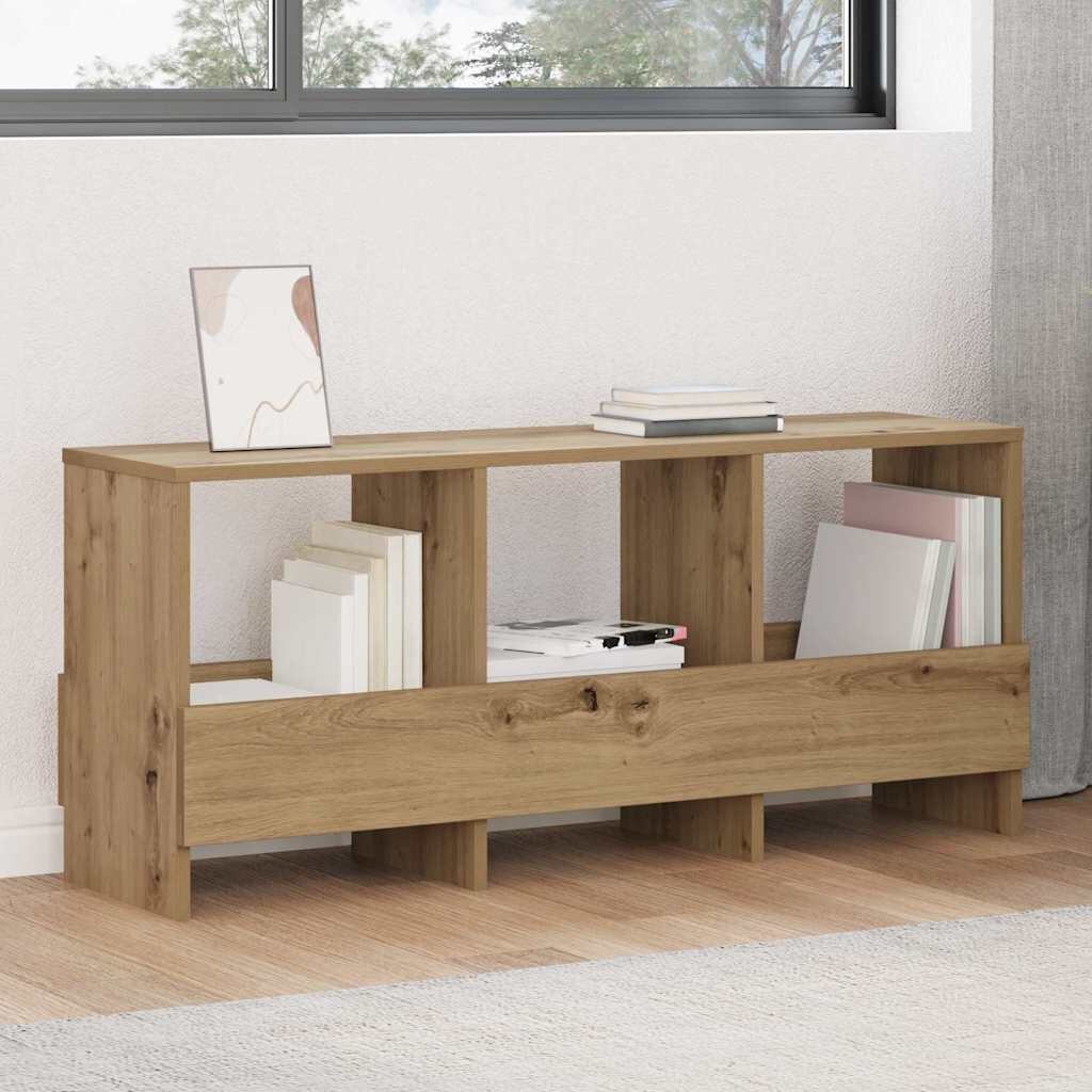 vidaXL Етажерка за списания Дъб 102 x 30 x 45 см