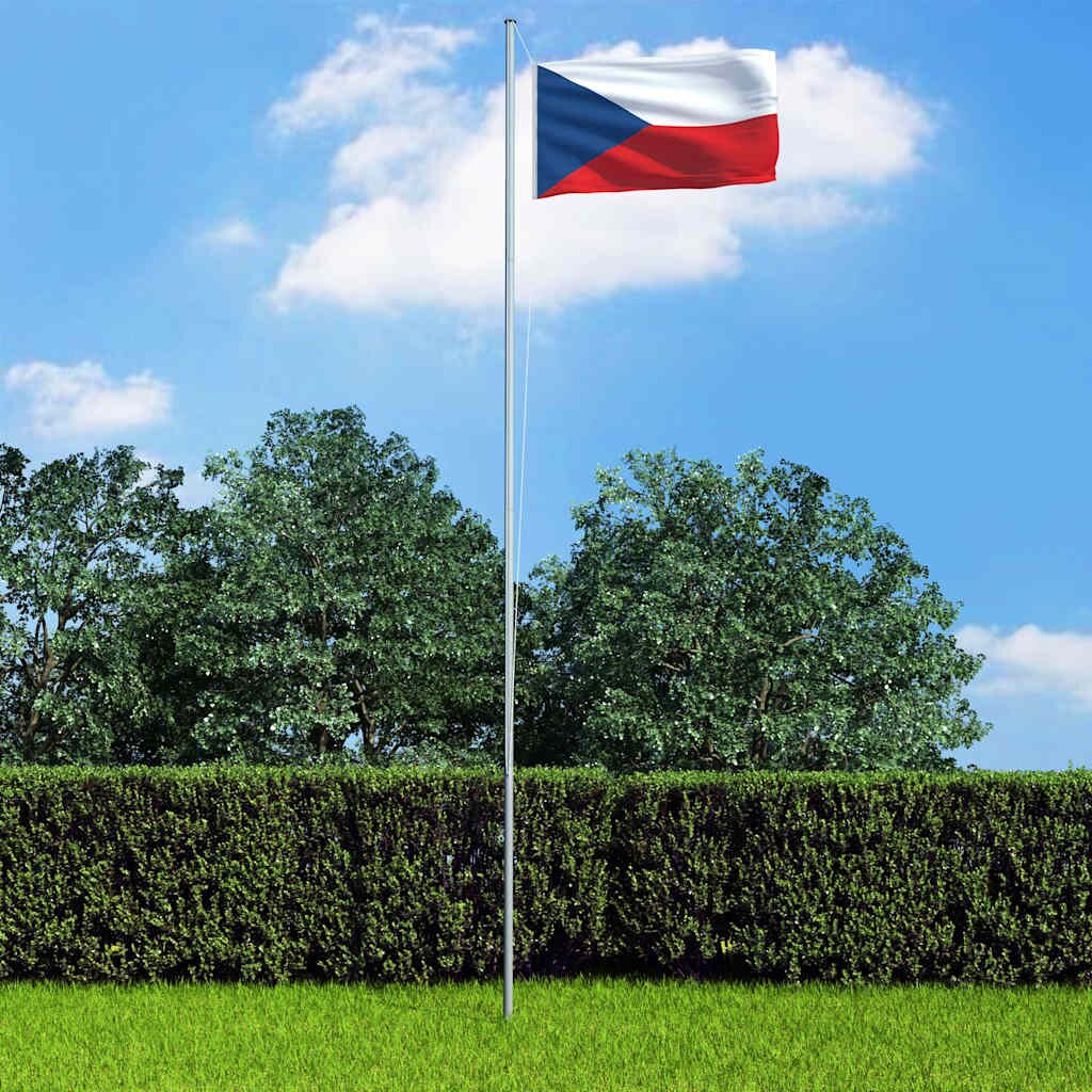 vidaXL Флаг на Чехия 90x150 см