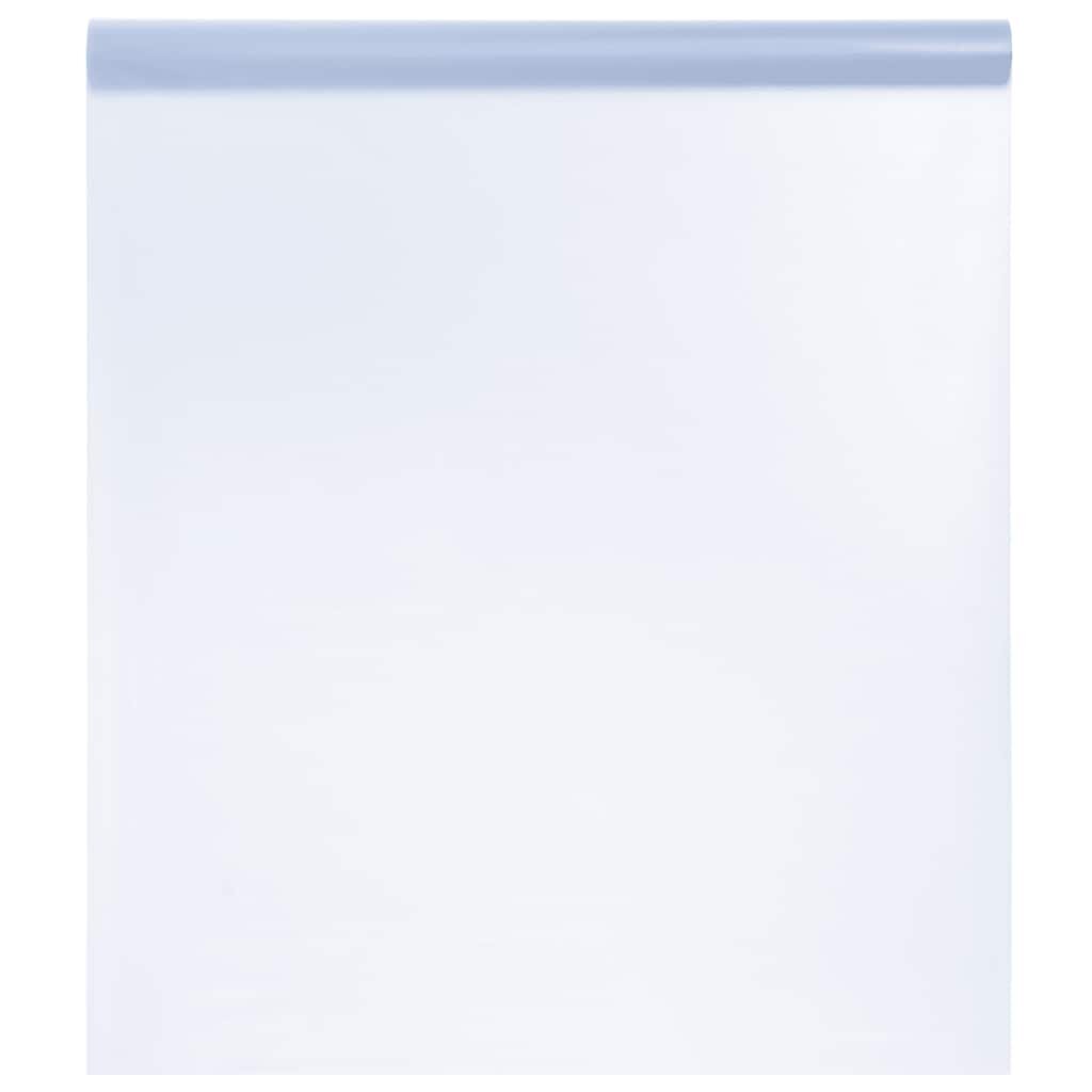 vidaXL Фолио за прозорци статично сив мат 45x500 см PVC