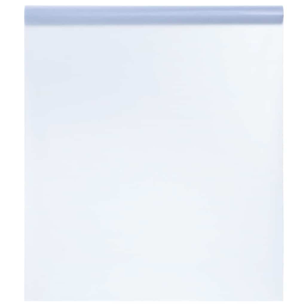 vidaXL Фолио за прозорци статично сив мат 90x500 см PVC