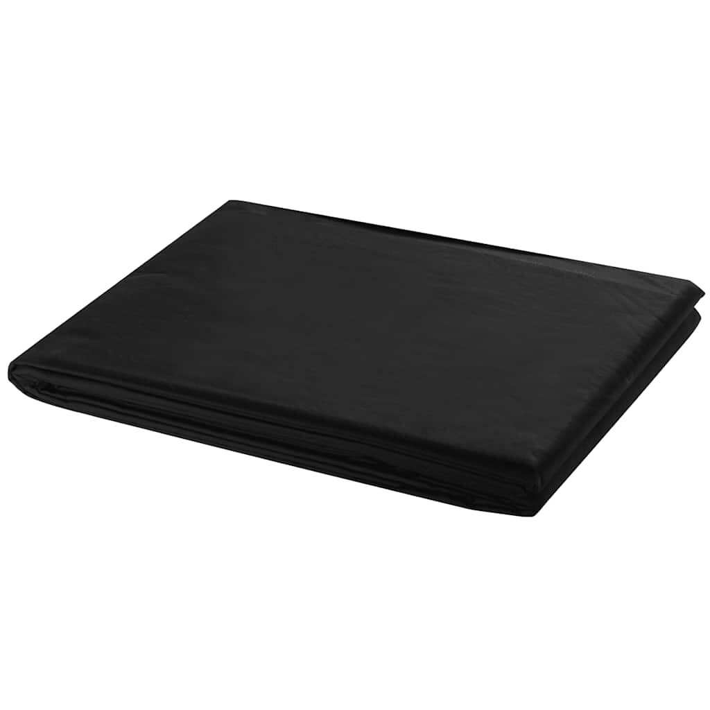 vidaXL Фотографски фон памук без стойка черен 500x300 см