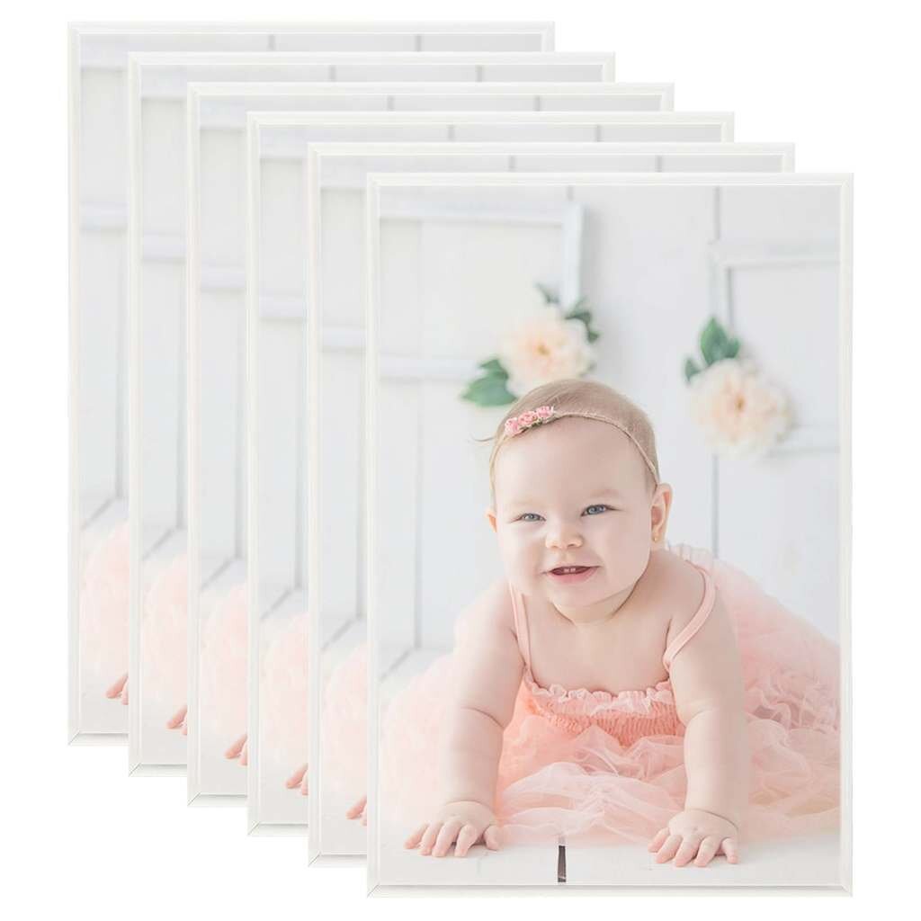 vidaXL Фоторамки за колаж 5 бр за стена/маса сребристи 70x90 см МДФ