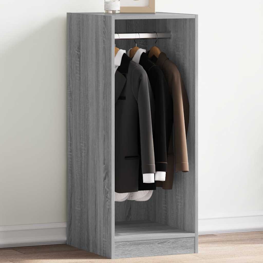 vidaXL Гардероб сив сонома 48x41x102 см инженерно дърво