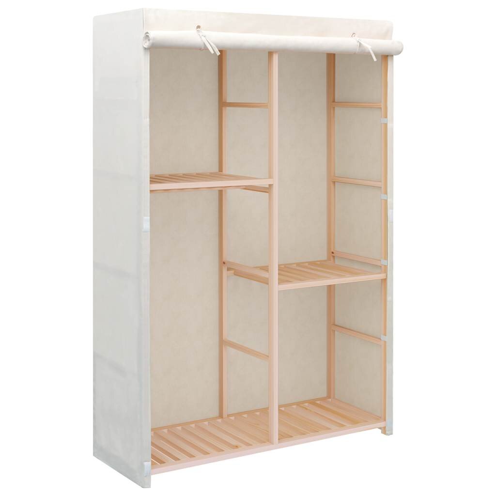 vidaXL Гардероб за дрехи с 3 рафта 110x40x170 см