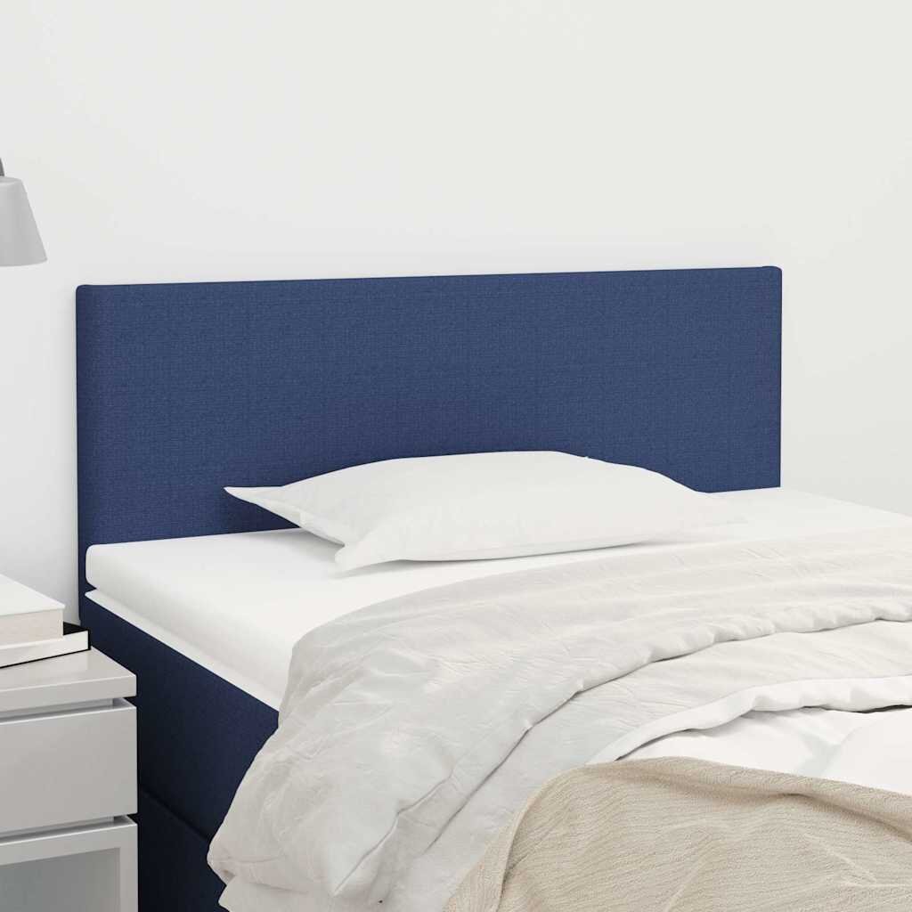 vidaXL Горна табла за легло синя100x5x78/88 см плат