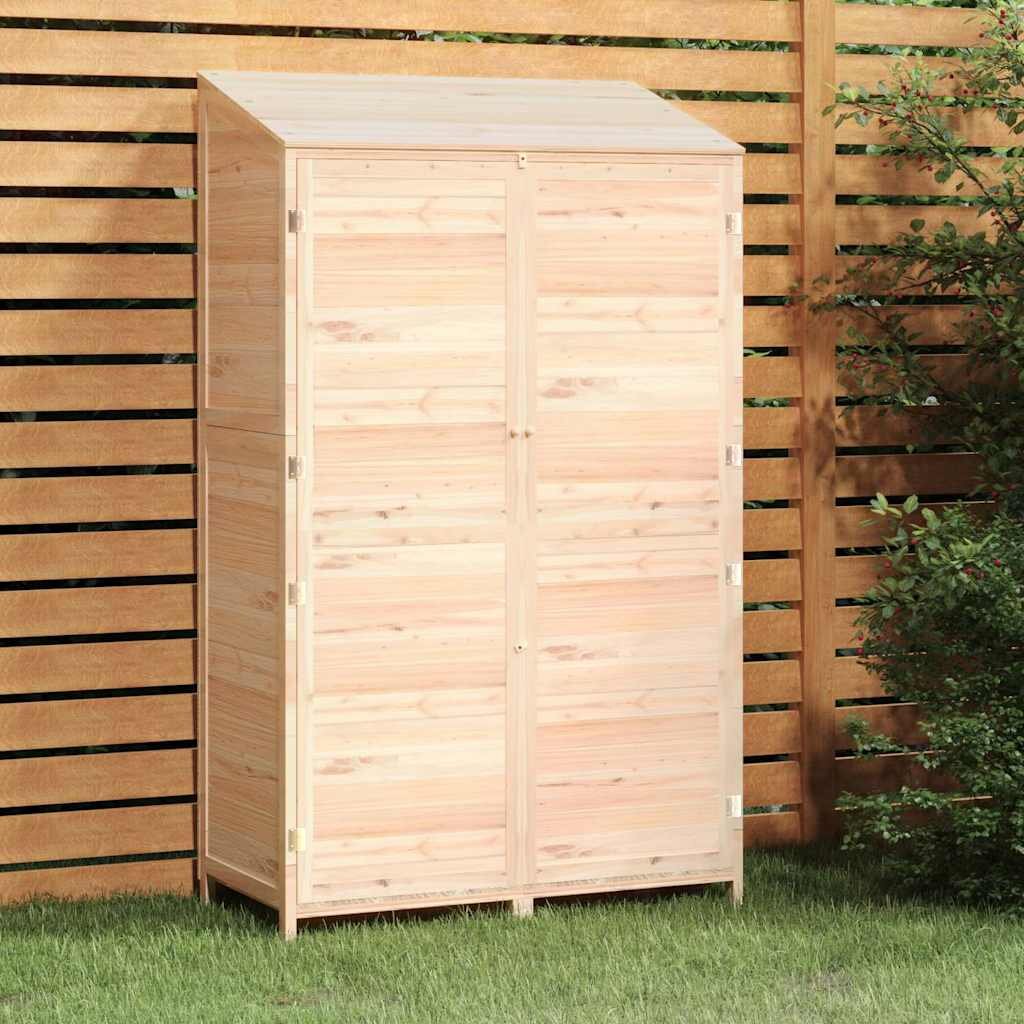 vidaXL Градинска барака 102x52x1745 см чамово дърво масив