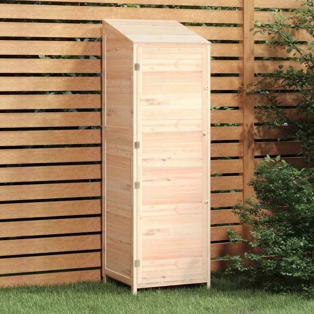 vidaXL Градинска барака 55x52x1745 см чамово дърво масив