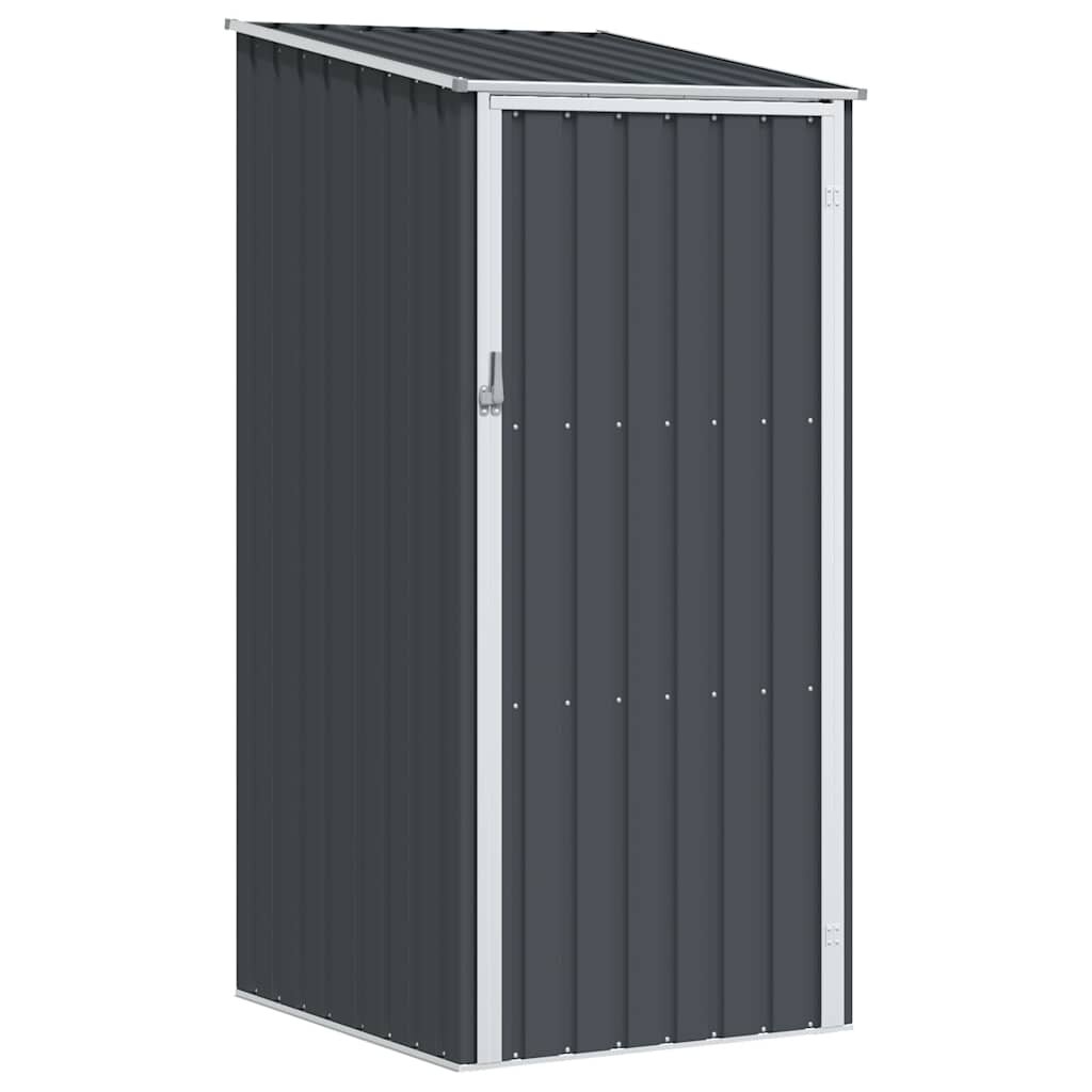 vidaXL Градинска барака антрацит 87x98x159 см поцинкована стомана