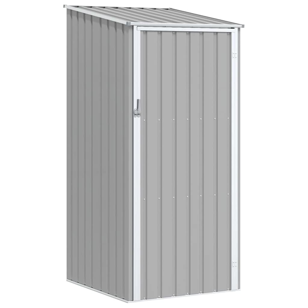 vidaXL Градинска барака сива 87x98x159 см поцинкована стомана