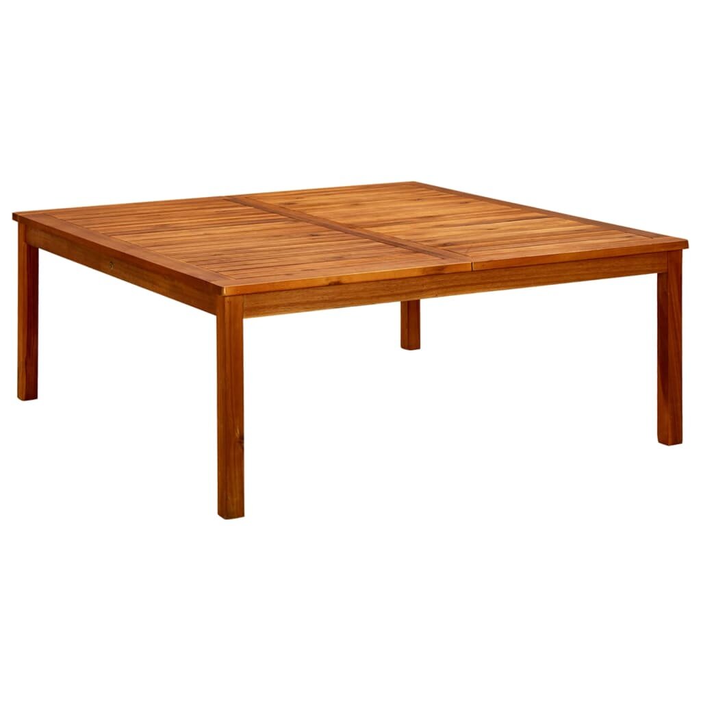 vidaXL Градинска кафе маса 110x110x45 см акация масив