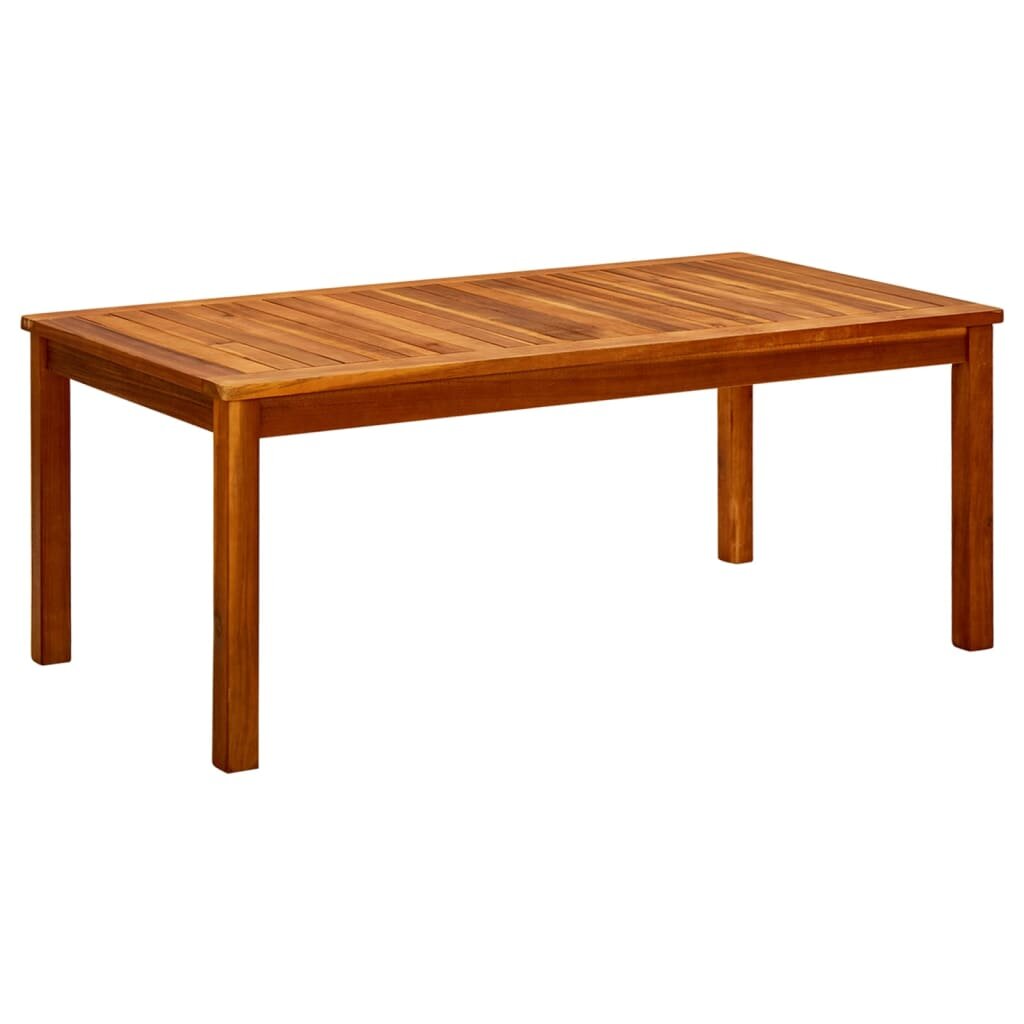 vidaXL Градинска кафе маса 110x60x45 см акация масив
