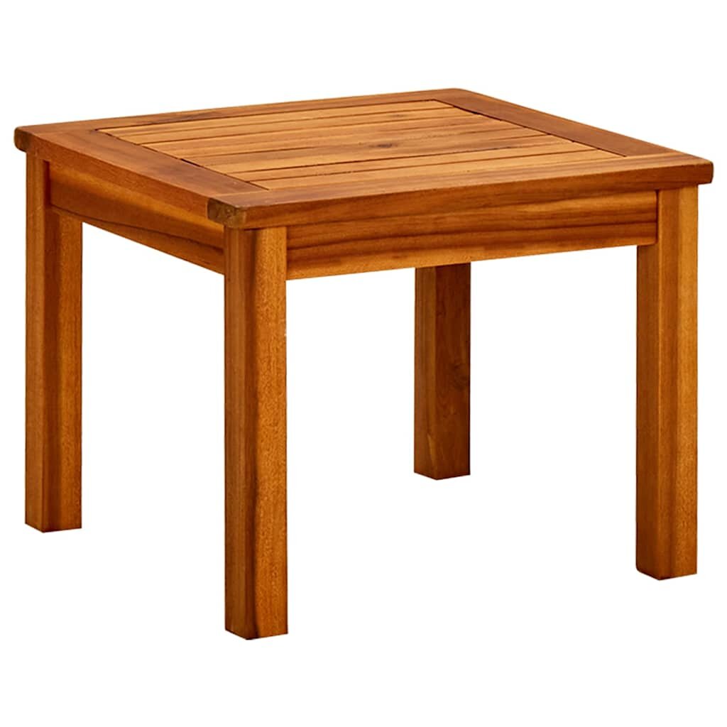 vidaXL Градинска кафе маса 45x45x36 см акация масив