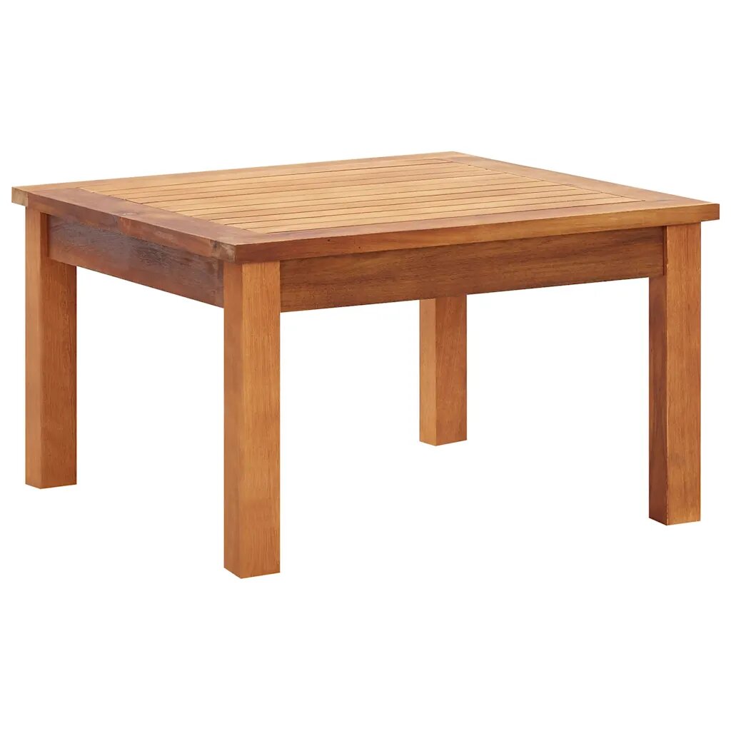 vidaXL Градинска кафе маса 60x60x36 см акация масив