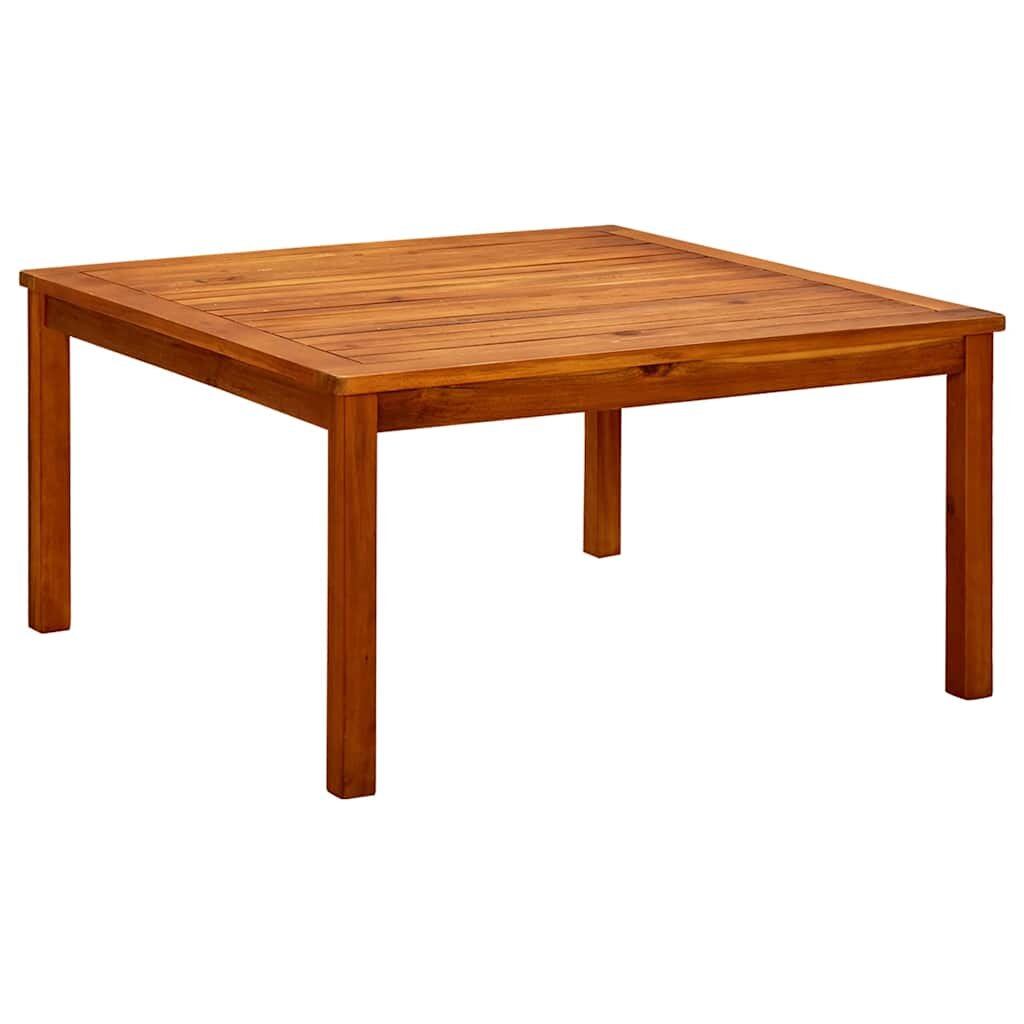 vidaXL Градинска кафе маса 85x85x45 см акация масив
